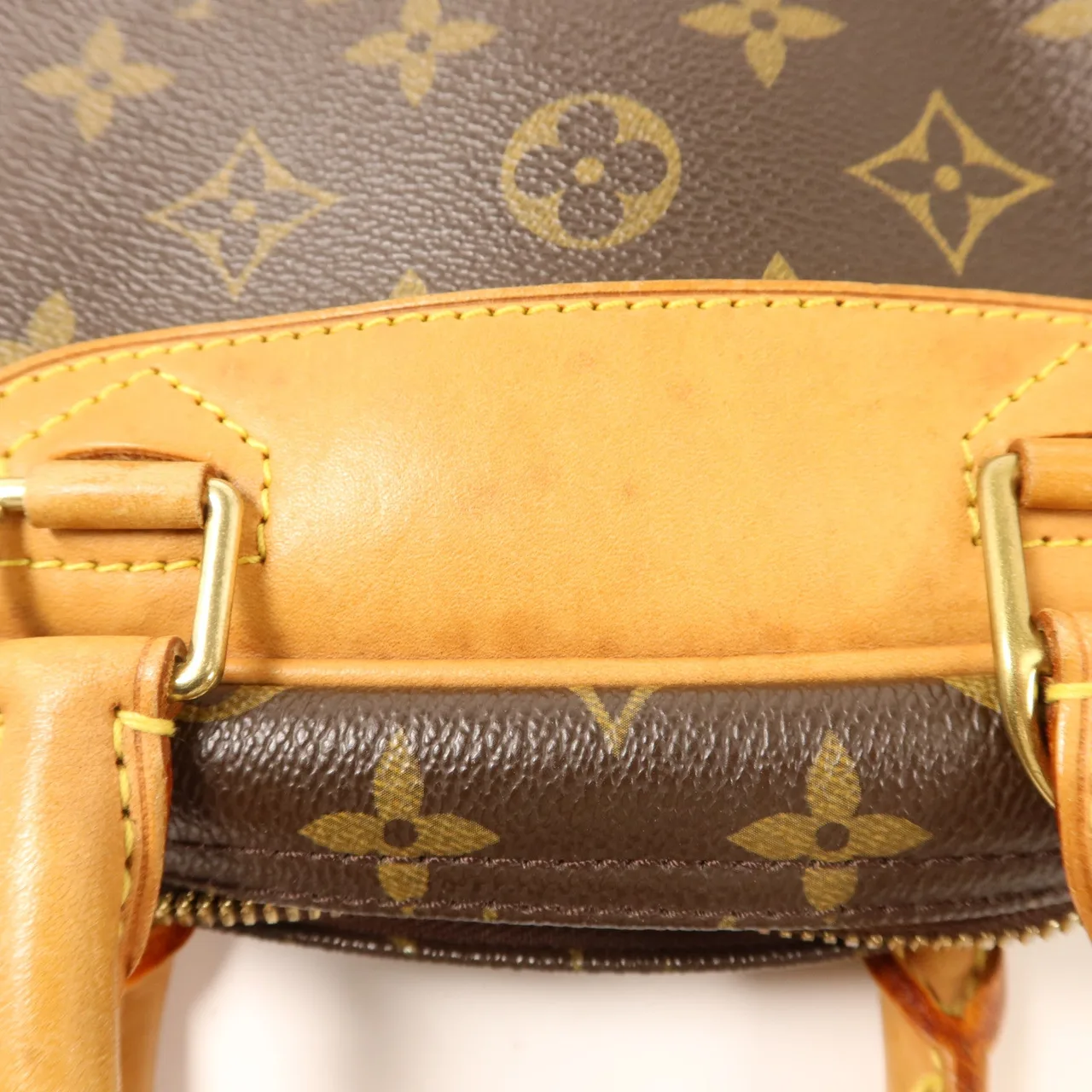 LOUIS VUITTON Trouville M42228 Handbag Coated Canvas 棕色 / Brown Coated Canvas Rank B - Thumbnail 17