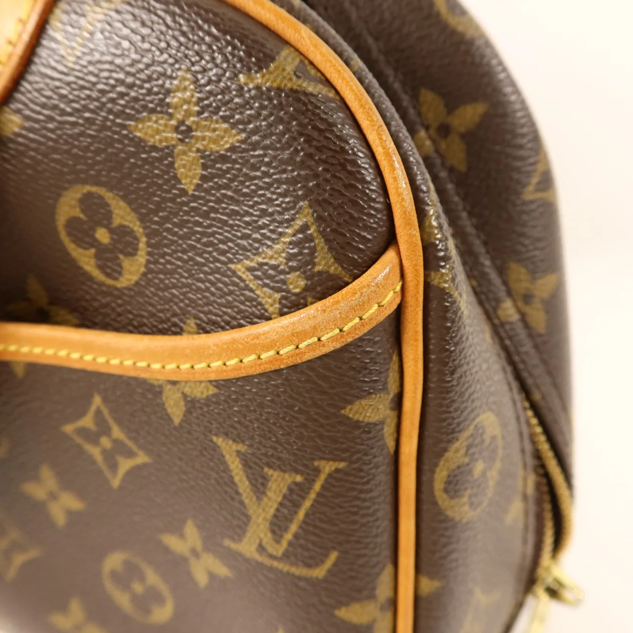 LOUIS VUITTON Trouville M42228 Handbag Coated Canvas 棕色 / Brown Coated Canvas Rank B - Thumbnail 19