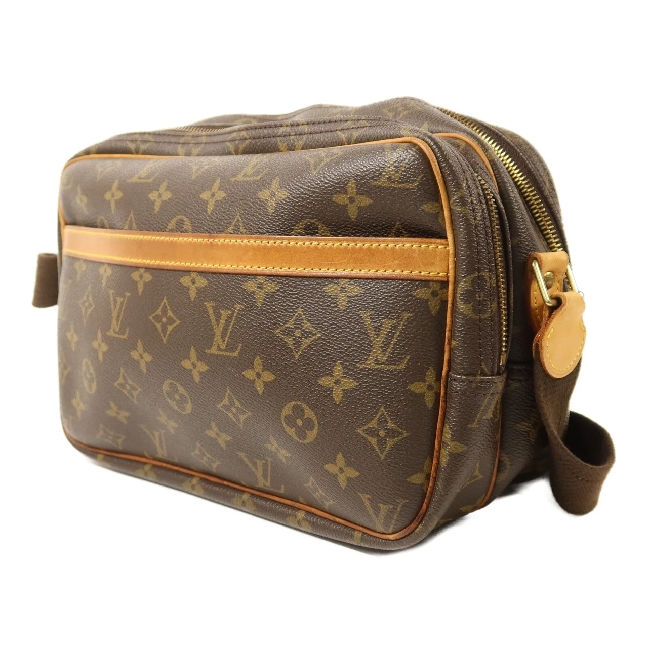 LOUIS VUITTON Reporter M45254 Shoulder Bag Coated Canvas 棕色 / Brown Coated Canvas Rank B - Thumbnail 2