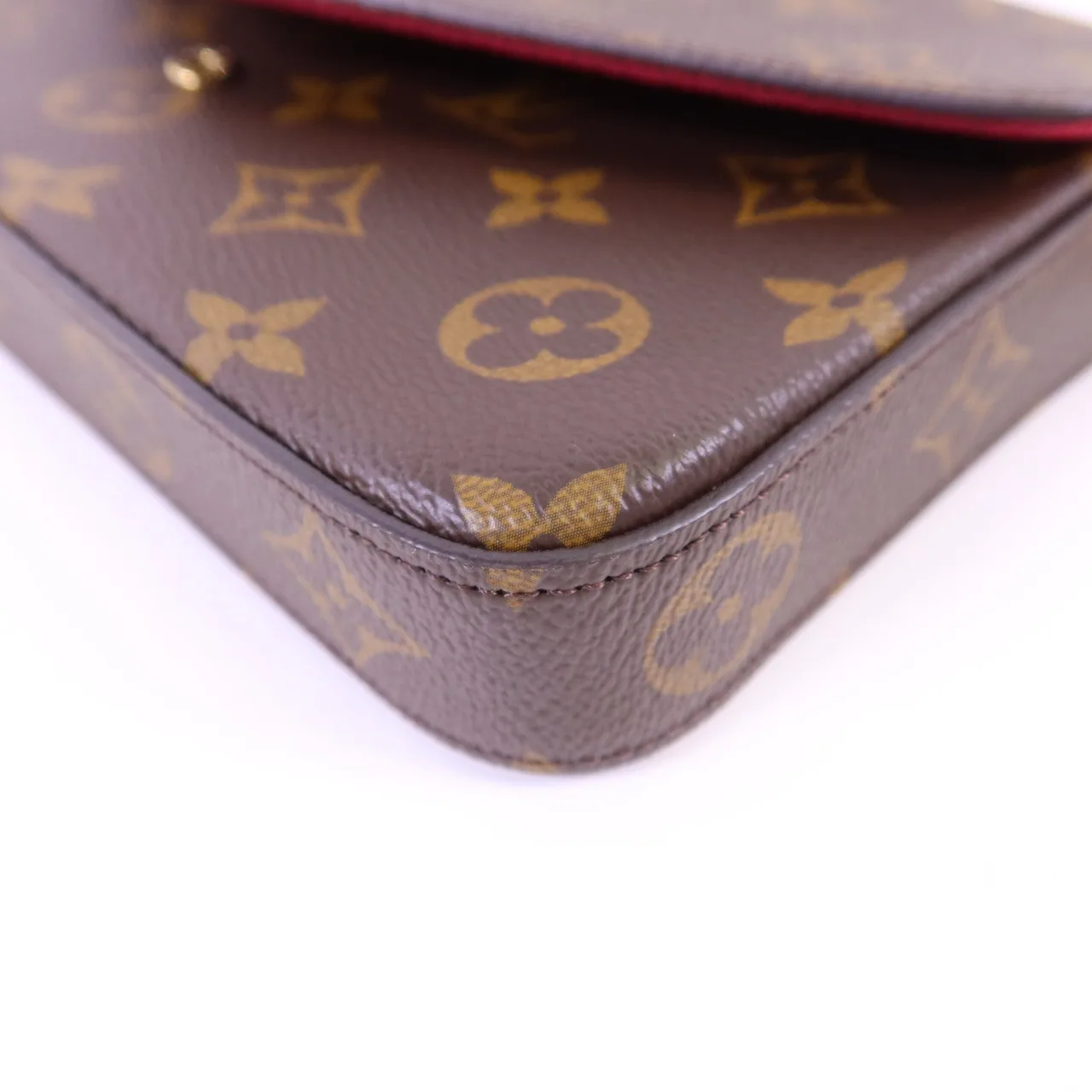 LOUIS VUITTON Felicie M81896 Shoulder Bag Coated Canvas 棕色 Coated Canvas Rank A - Thumbnail 14