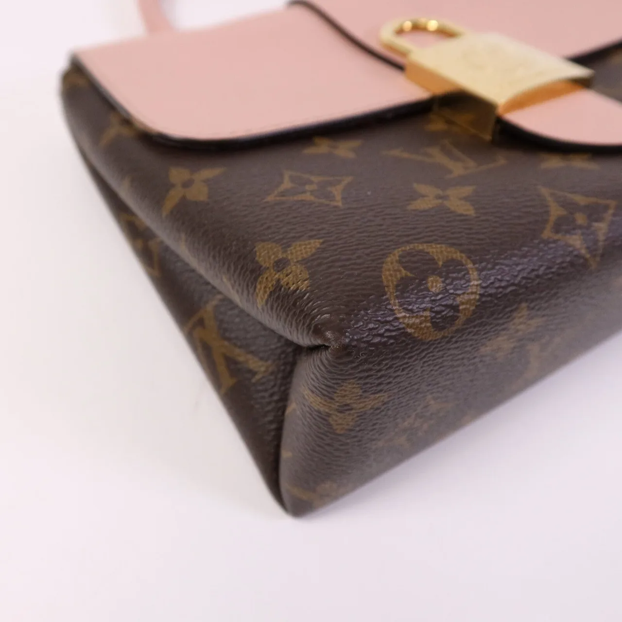 LOUIS VUITTON Locky M44080 2-Way Bag Coated Canvas 粉色 / Pink Coated Canvas Rank B - Thumbnail 12