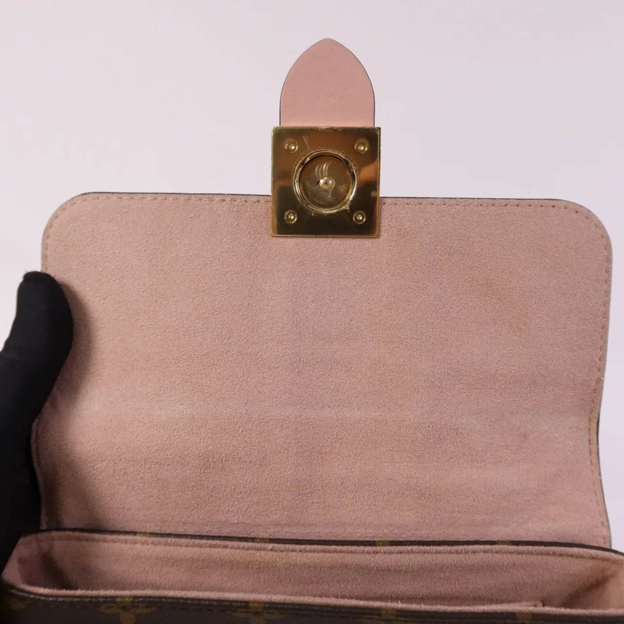 LOUIS VUITTON Locky M44080 2-Way Bag Coated Canvas 粉色 / Pink Coated Canvas Rank B - Thumbnail 15