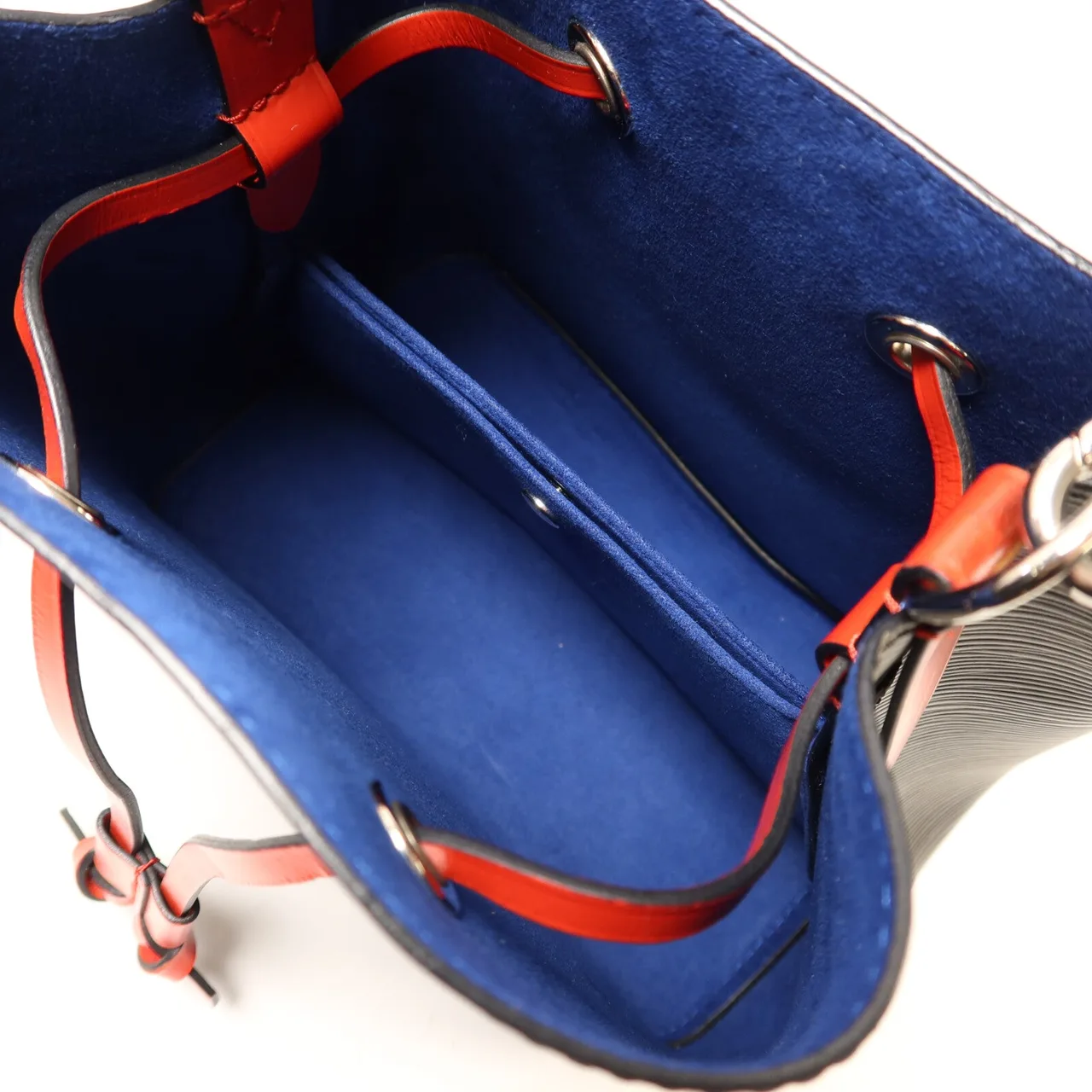 LOUIS VUITTON NeoNoe M52853 2-Way Bag Calfskin 黑色 / 紅色 / Blue Calfskin Rank A - Thumbnail 5