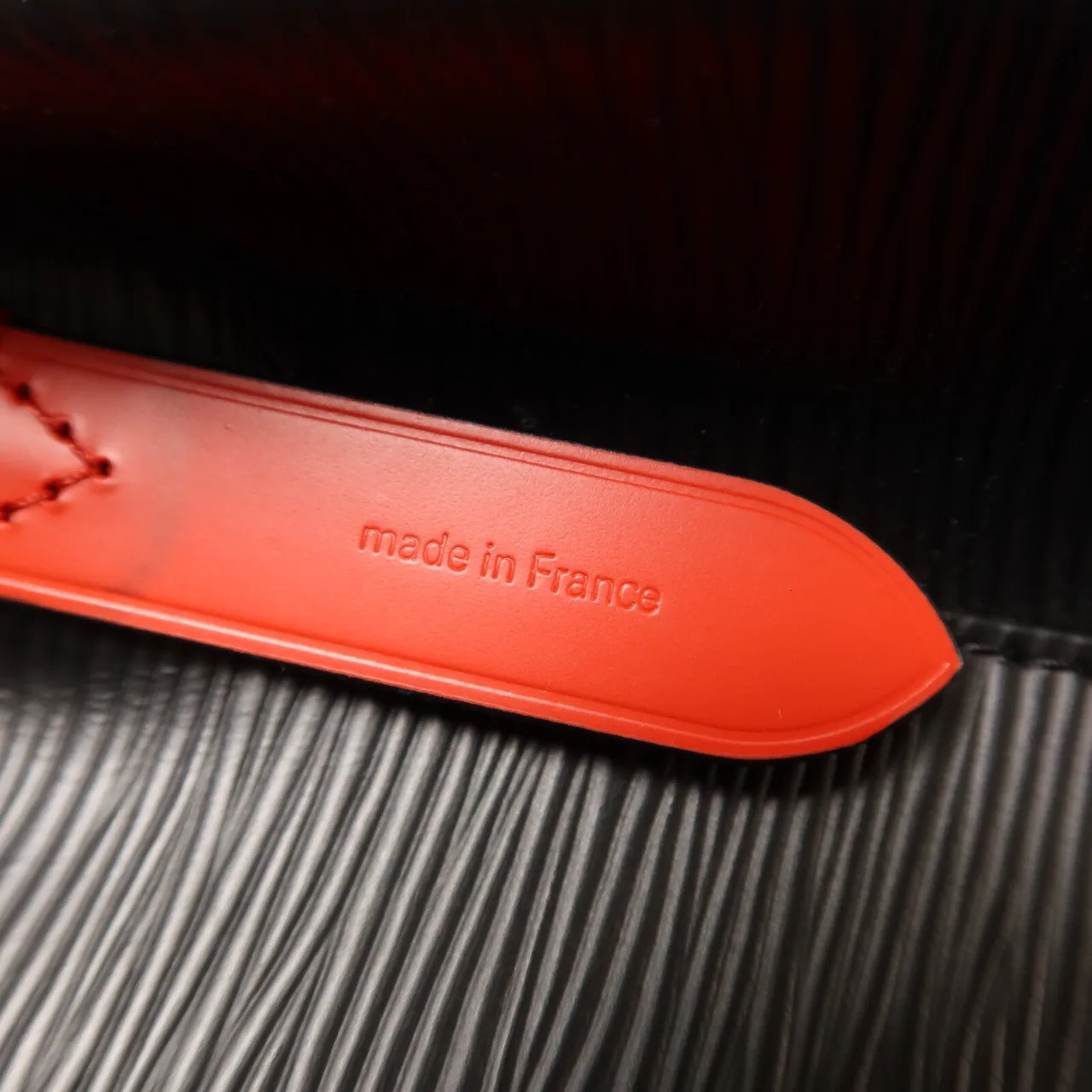 LOUIS VUITTON NeoNoe M52853 2-Way Bag Calfskin 黑色 / 紅色 / Blue Calfskin Rank A - Thumbnail 7