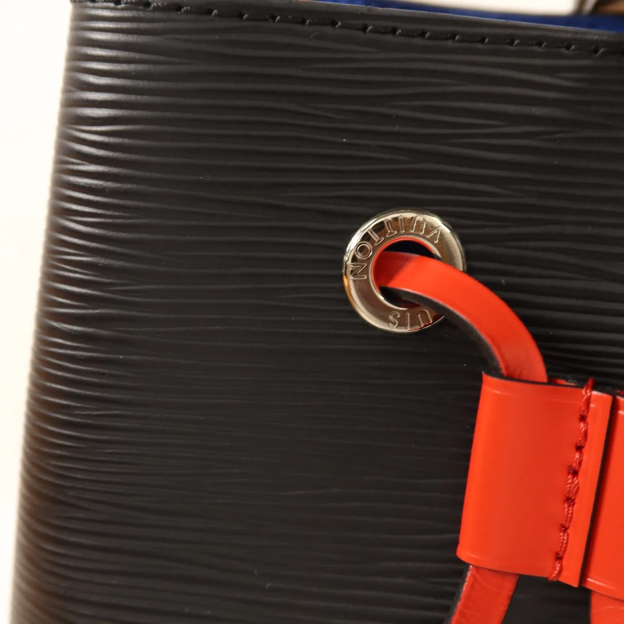 LOUIS VUITTON NeoNoe M52853 2-Way Bag Calfskin 黑色 / 紅色 / Blue Calfskin Rank A - Thumbnail 11