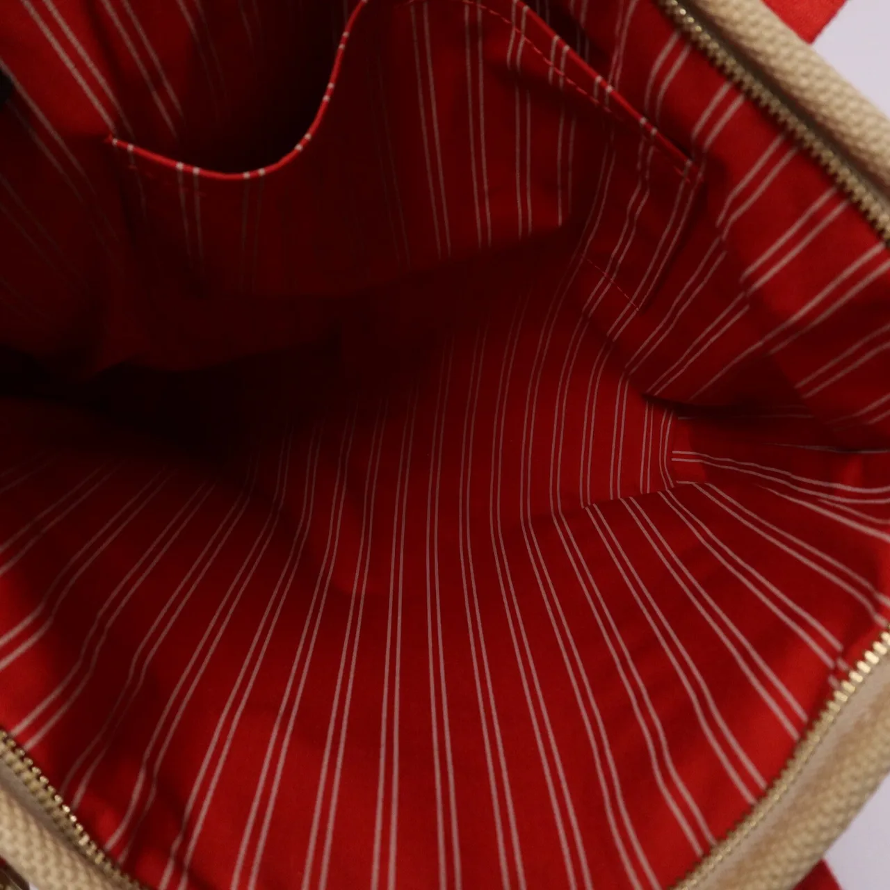 LOUIS VUITTON M40035 Tote Bag Canvas 米色 / 紅色 / Beige/Red Canvas Rank C - Thumbnail 5