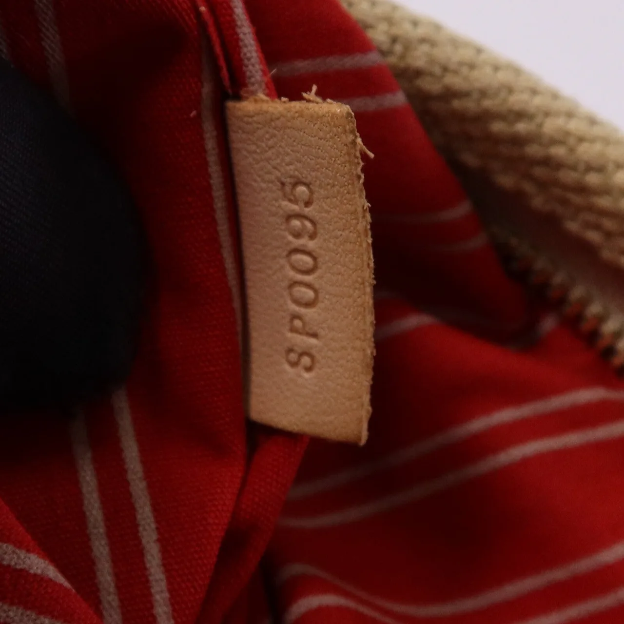 LOUIS VUITTON M40035 Tote Bag Canvas 米色 / 紅色 / Beige/Red Canvas Rank C - Thumbnail 8