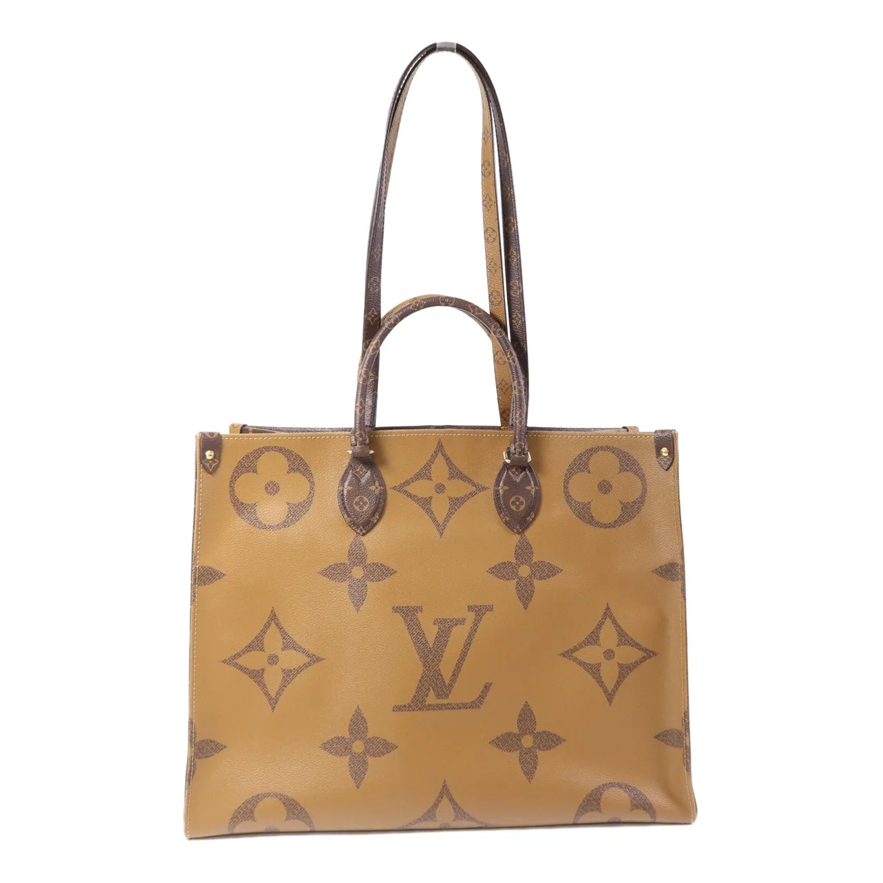 LOUIS VUITTON OnTheGo M45320 2-Way Bag Coated Canvas 棕色 / Brown Coated Canvas Rank A - Thumbnail 2