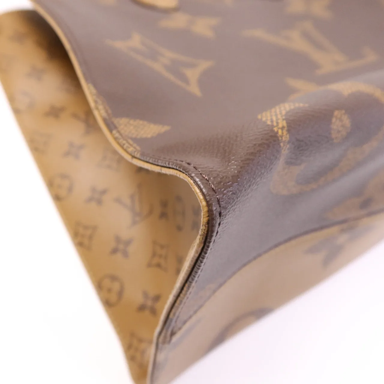 LOUIS VUITTON OnTheGo M45320 2-Way Bag Coated Canvas 棕色 / Brown Coated Canvas Rank A - Thumbnail 6
