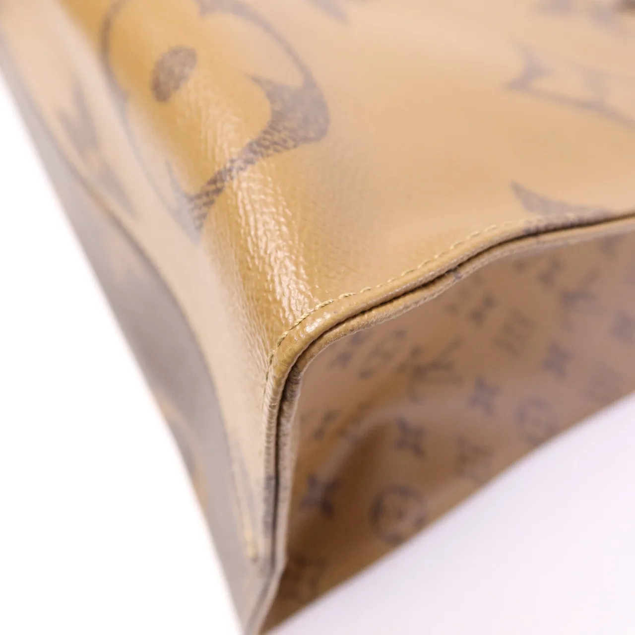 LOUIS VUITTON OnTheGo M45320 2-Way Bag Coated Canvas 棕色 / Brown Coated Canvas Rank A - Thumbnail 7