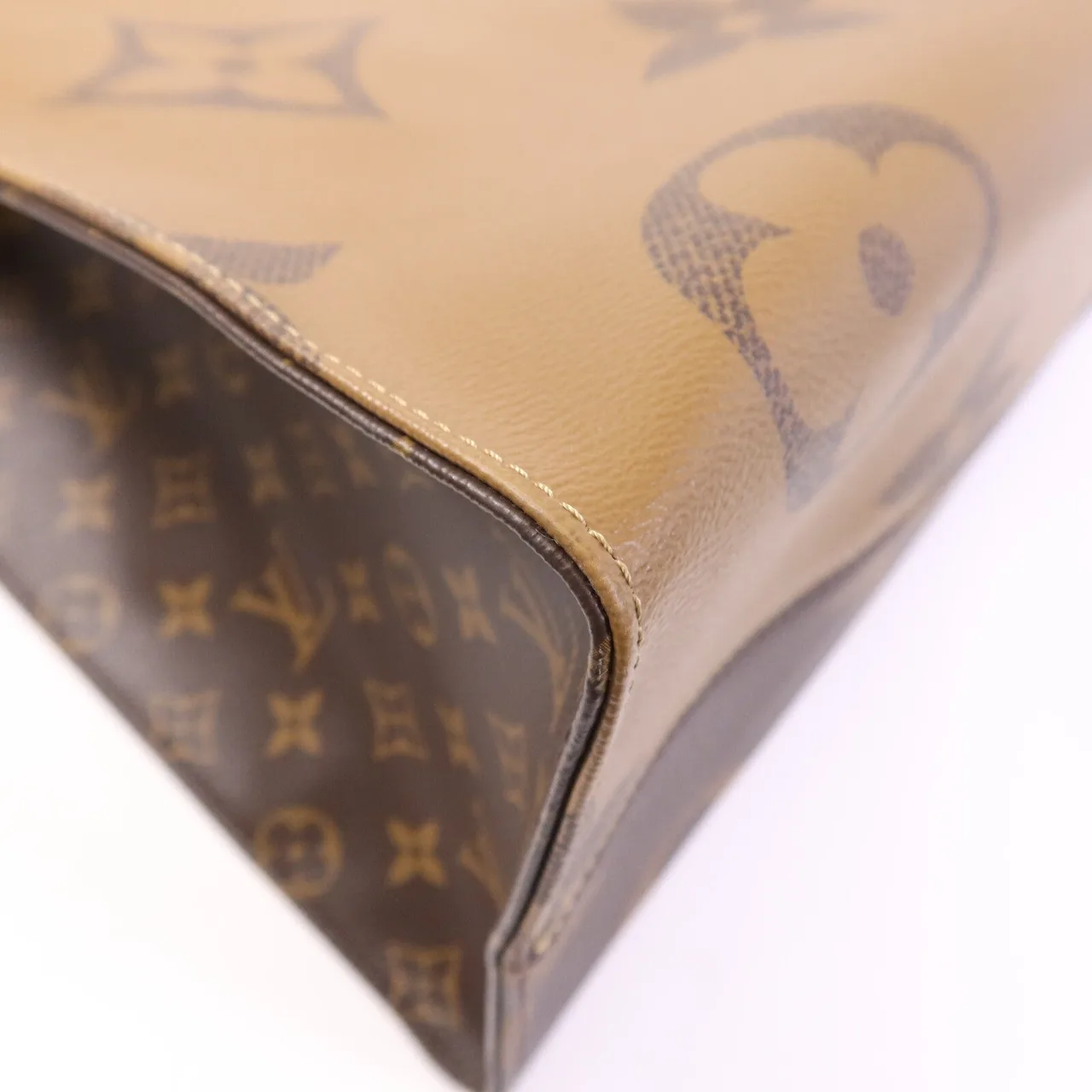 LOUIS VUITTON OnTheGo M45320 2-Way Bag Coated Canvas 棕色 / Brown Coated Canvas Rank A - Thumbnail 8