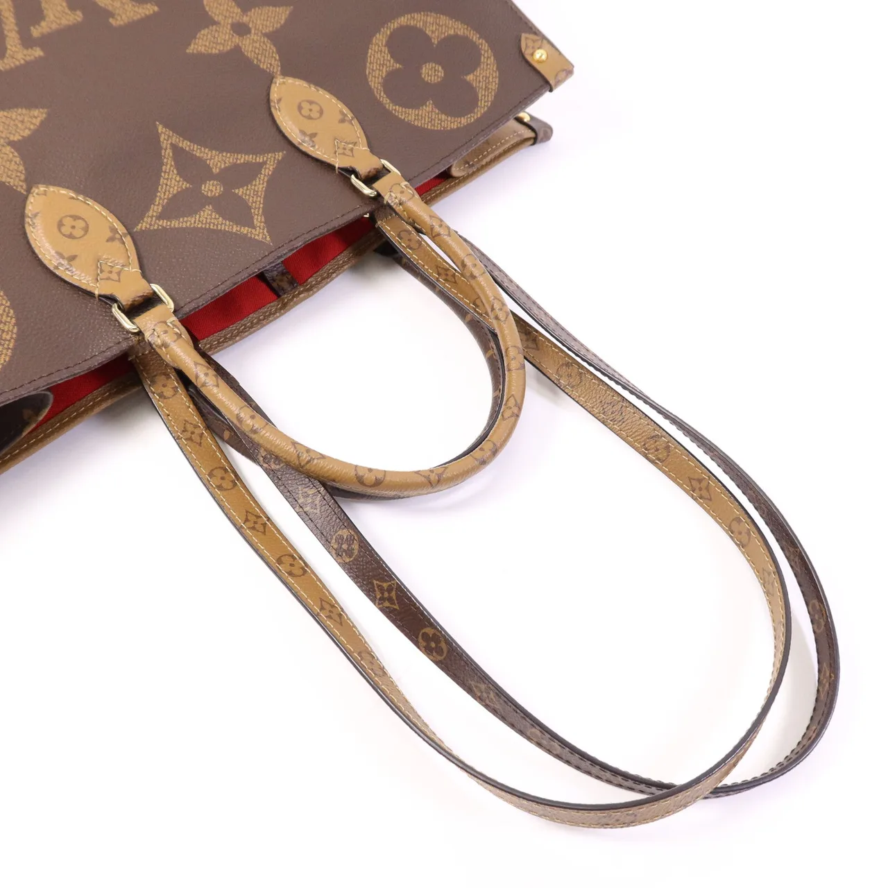 LOUIS VUITTON OnTheGo M45320 2-Way Bag Coated Canvas 棕色 / Brown Coated Canvas Rank A - Thumbnail 9