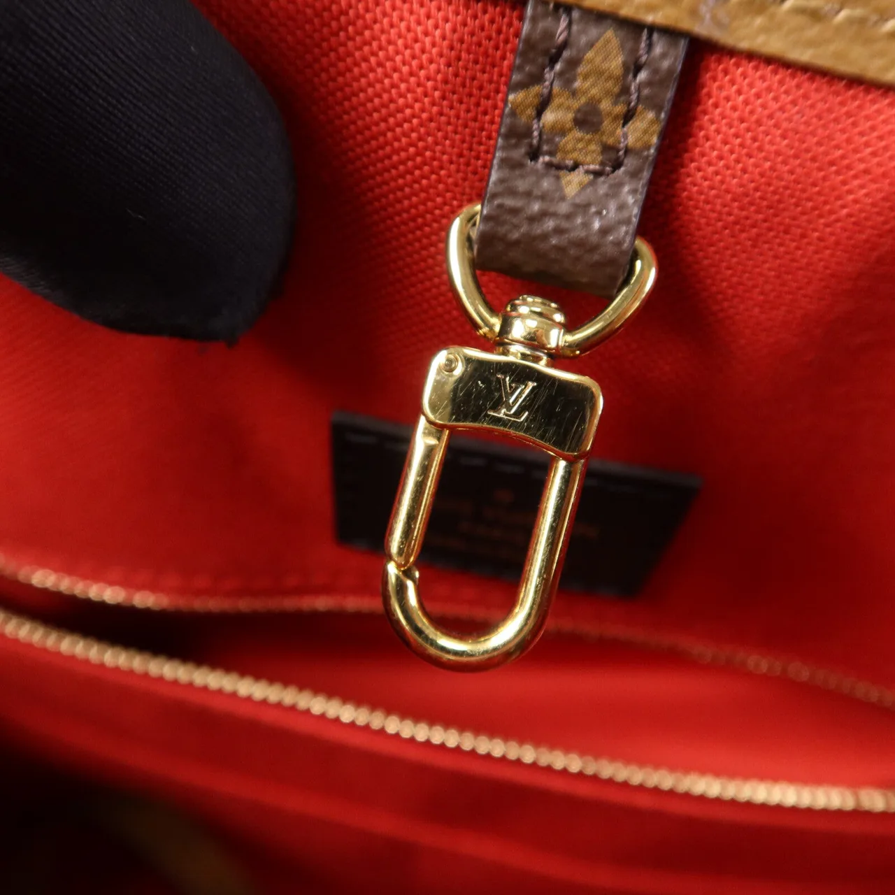 LOUIS VUITTON OnTheGo M45320 2-Way Bag Coated Canvas 棕色 / Brown Coated Canvas Rank A - Thumbnail 10