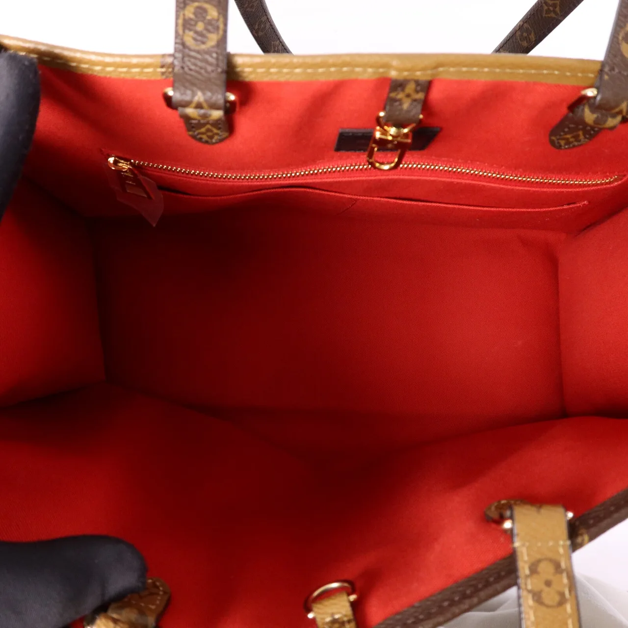 LOUIS VUITTON OnTheGo M45320 2-Way Bag Coated Canvas 棕色 / Brown Coated Canvas Rank A - Thumbnail 12