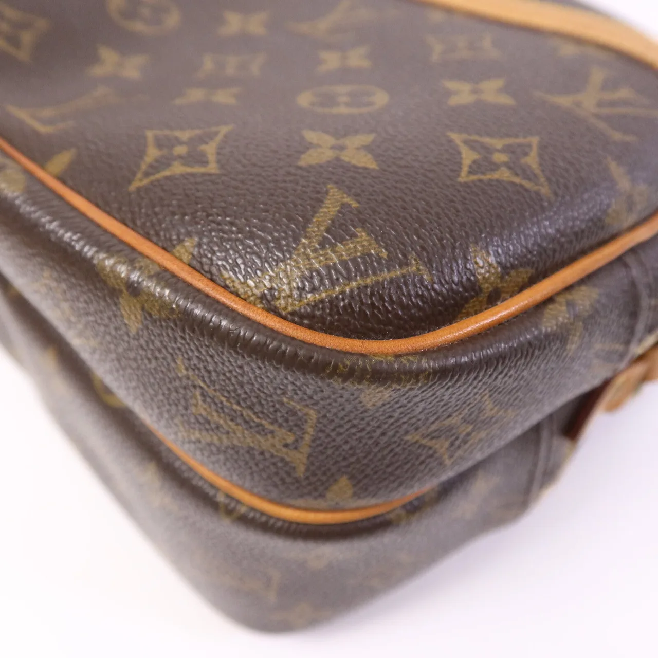 LOUIS VUITTON Reporter M45254 Shoulder Bag Coated Canvas 棕色 Coated Canvas Rank B - Thumbnail 8