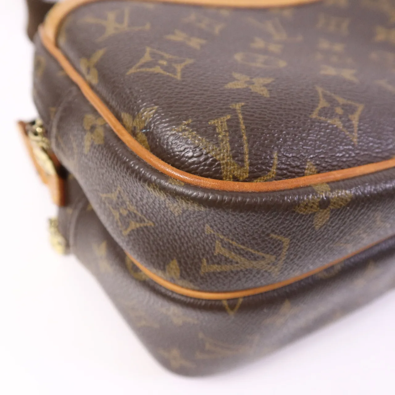 LOUIS VUITTON Reporter M45254 Shoulder Bag Coated Canvas 棕色 Coated Canvas Rank B - Thumbnail 9
