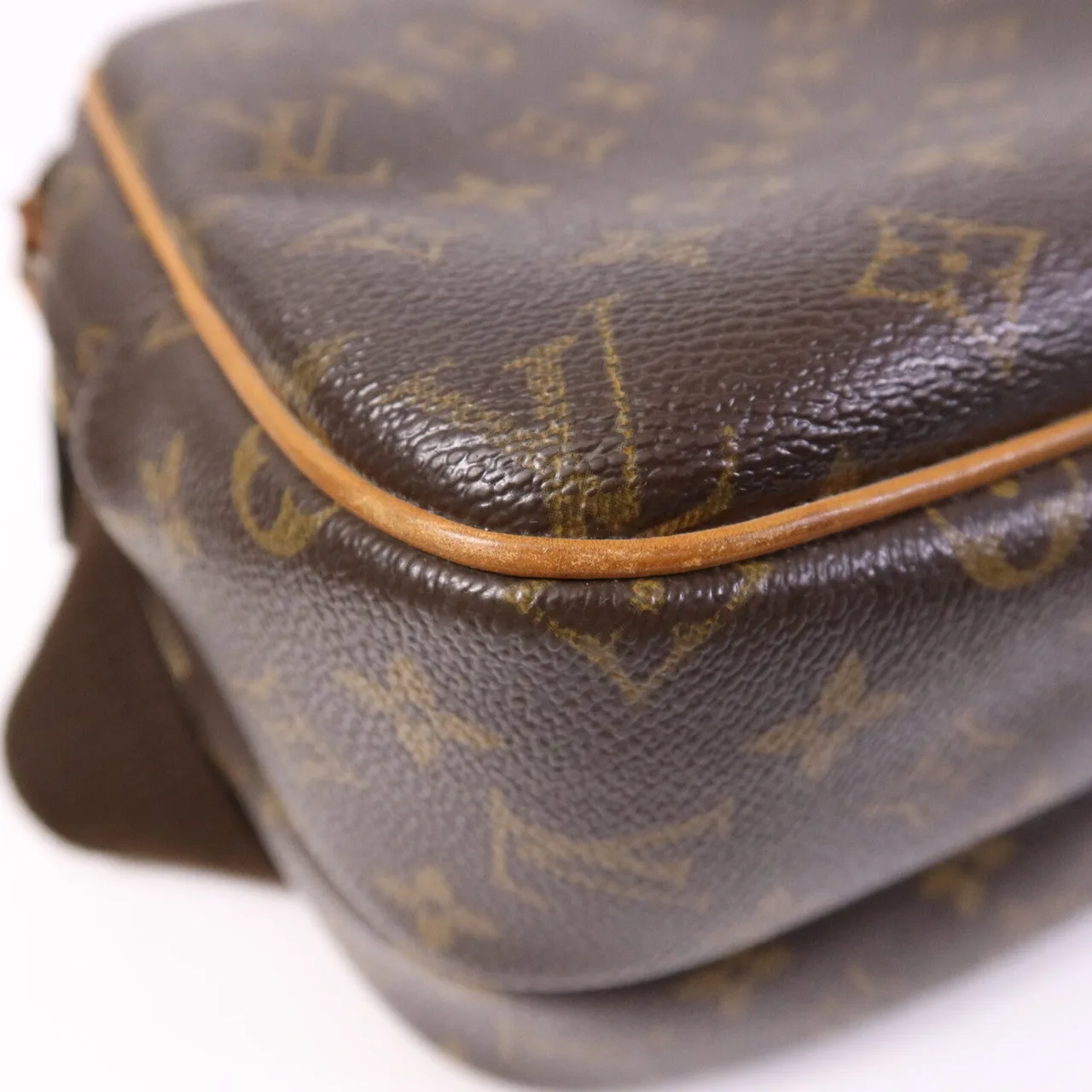 LOUIS VUITTON Reporter M45254 Shoulder Bag Coated Canvas 棕色 Coated Canvas Rank B - Thumbnail 11