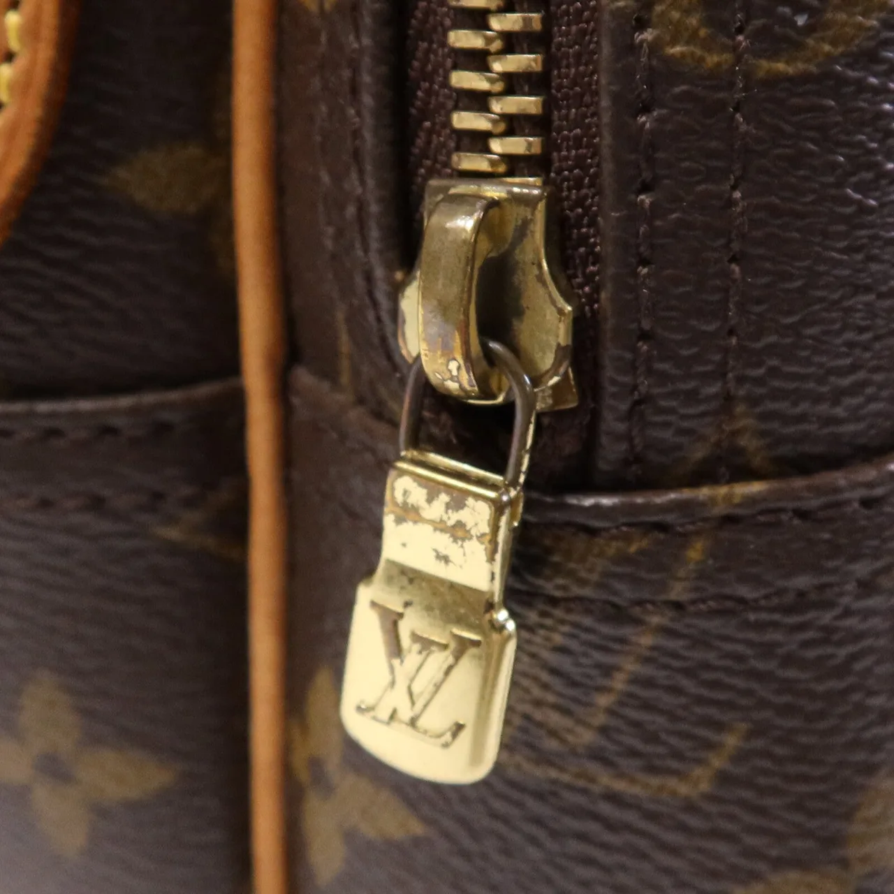LOUIS VUITTON Reporter M45254 Shoulder Bag Coated Canvas 棕色 Coated Canvas Rank B - Thumbnail 13
