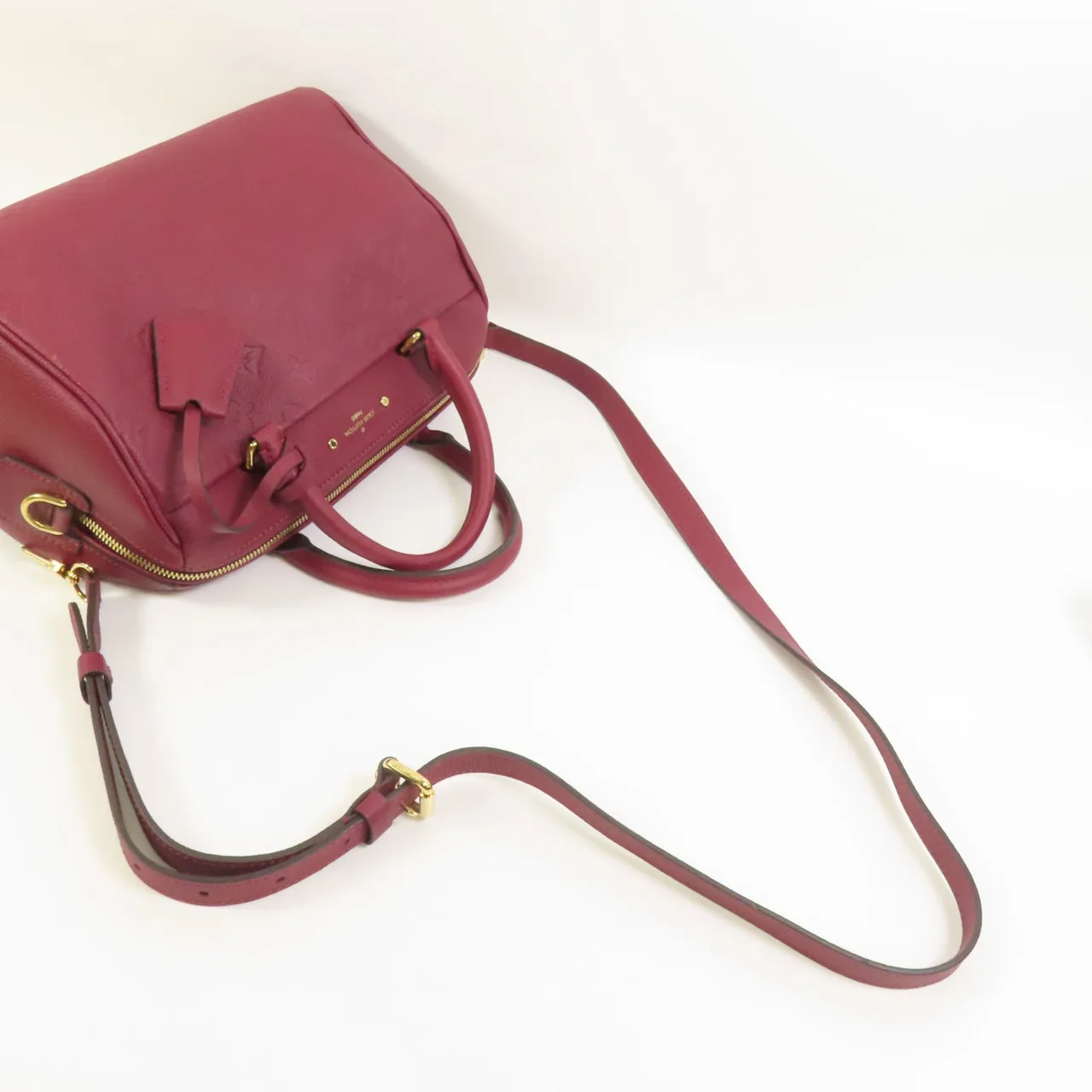 LOUIS VUITTON Speedy Bandouliere M43262 2-Way Bag Calfskin 紅色 / Red Calfskin Rank A - Thumbnail 6
