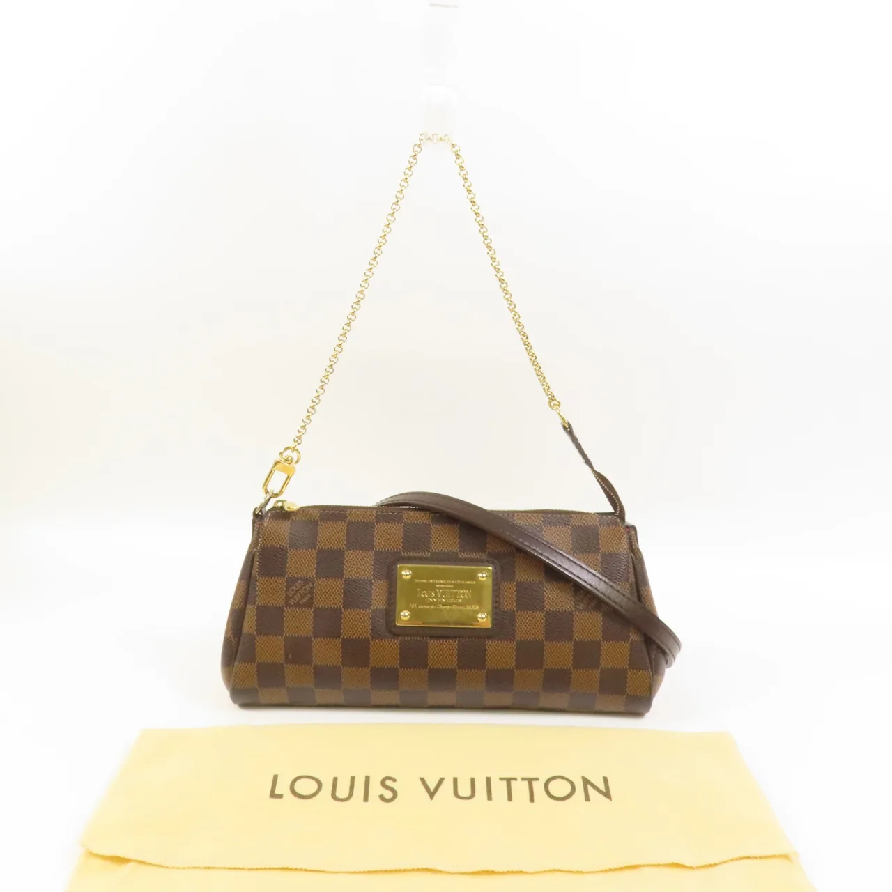 LOUIS VUITTON Eva N55213 2-Way Bag Coated Canvas 棕色 / Brown Coated Canvas Rank B - Thumbnail 12