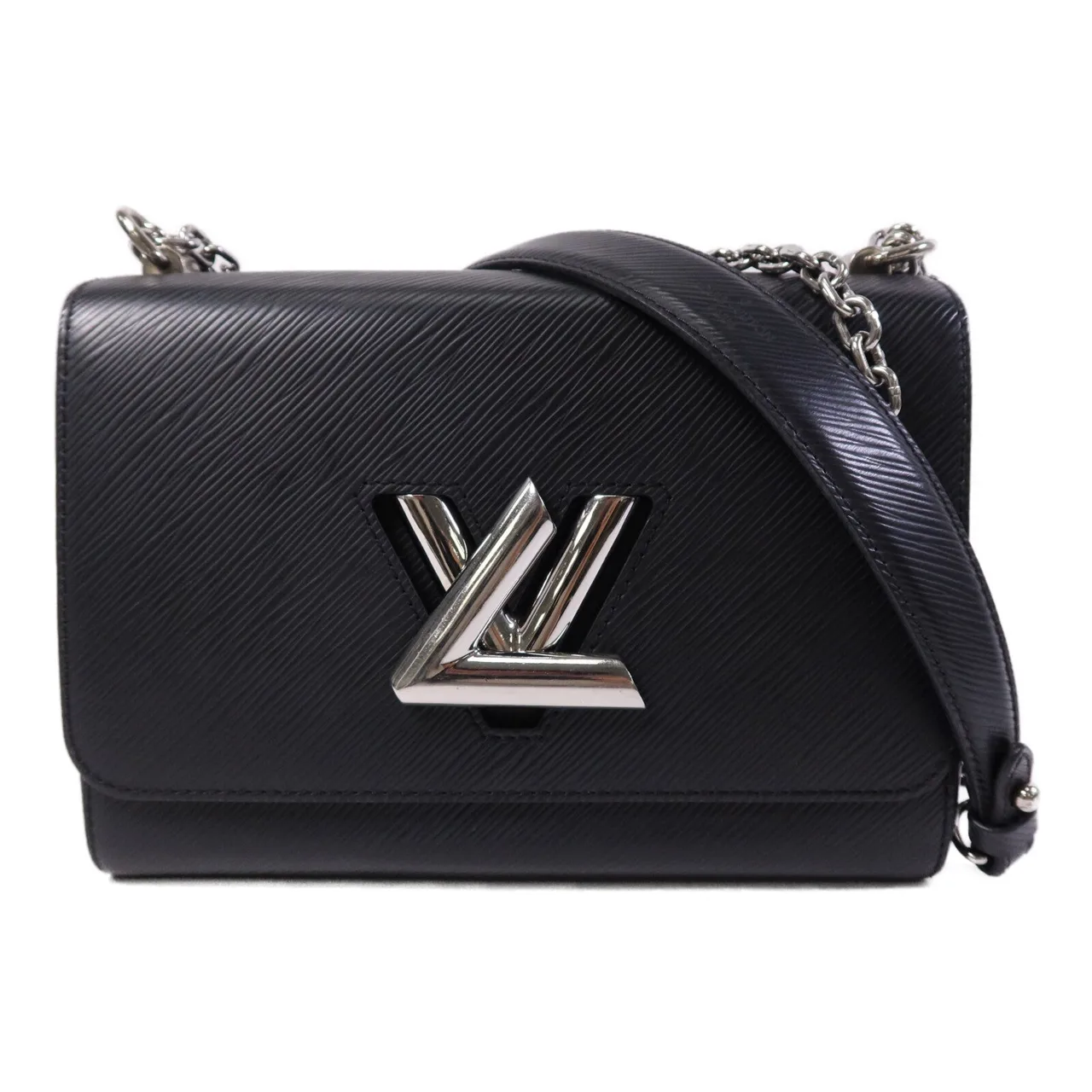 LOUIS VUITTON Twist M21110 Shoulder Bag Calfskin 黑色