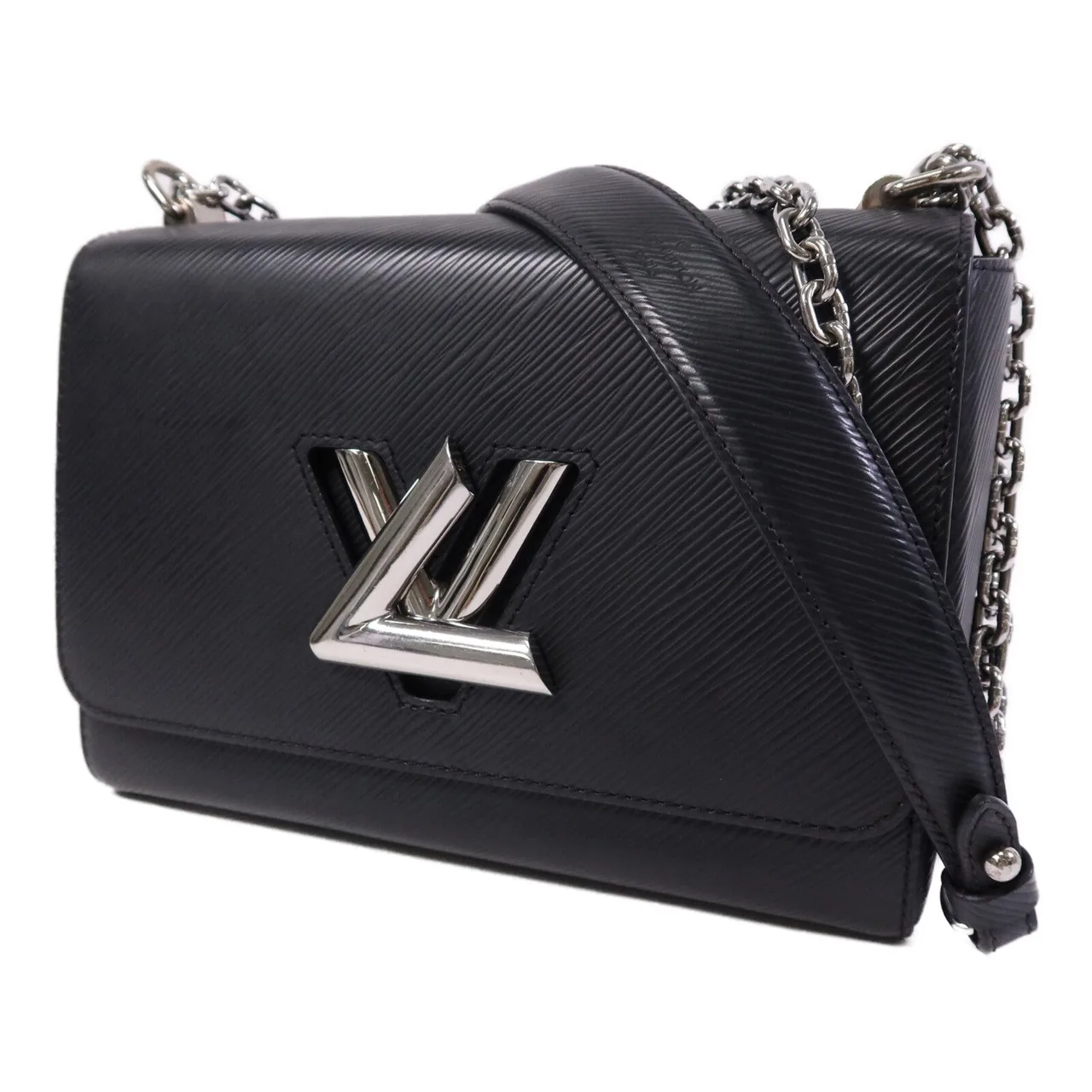 LOUIS VUITTON Twist M21110 肩背包 牛皮 黑色 牛皮 中古品A - 縮圖 3