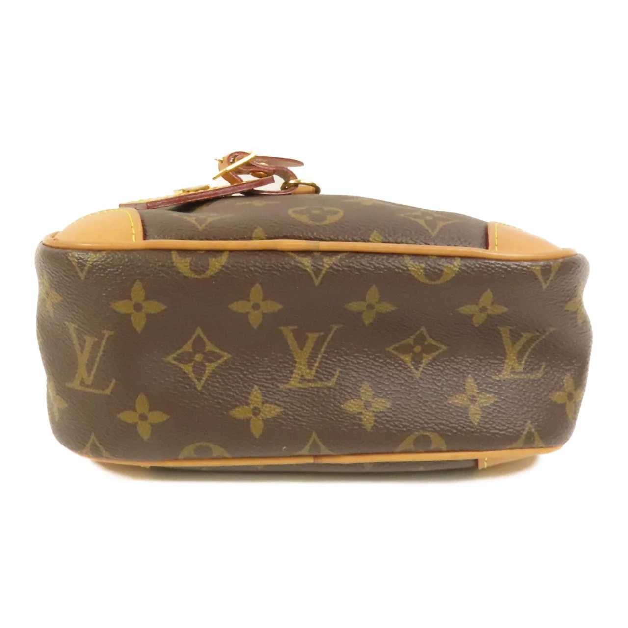 LOUIS VUITTON Deauville M45528 肩背包 塗層帆布 棕色 / Brown 塗層帆布 中古品B - 縮圖 4