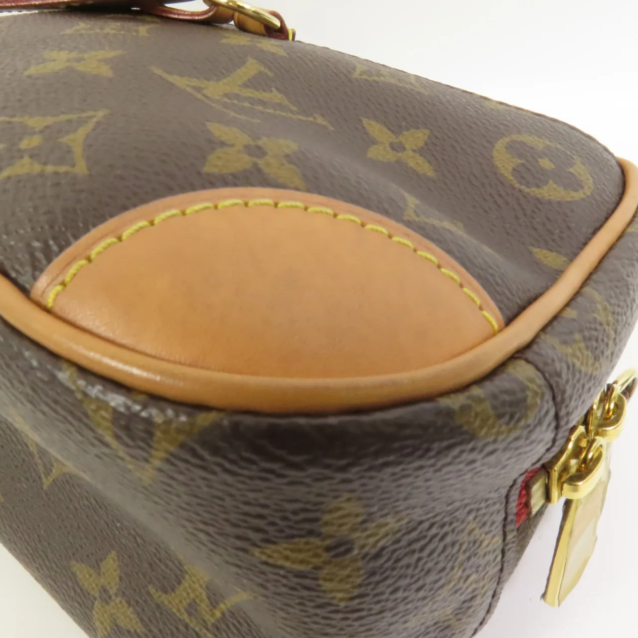 LOUIS VUITTON Deauville M45528 肩背包 塗層帆布 棕色 / Brown 塗層帆布 中古品B - 縮圖 16