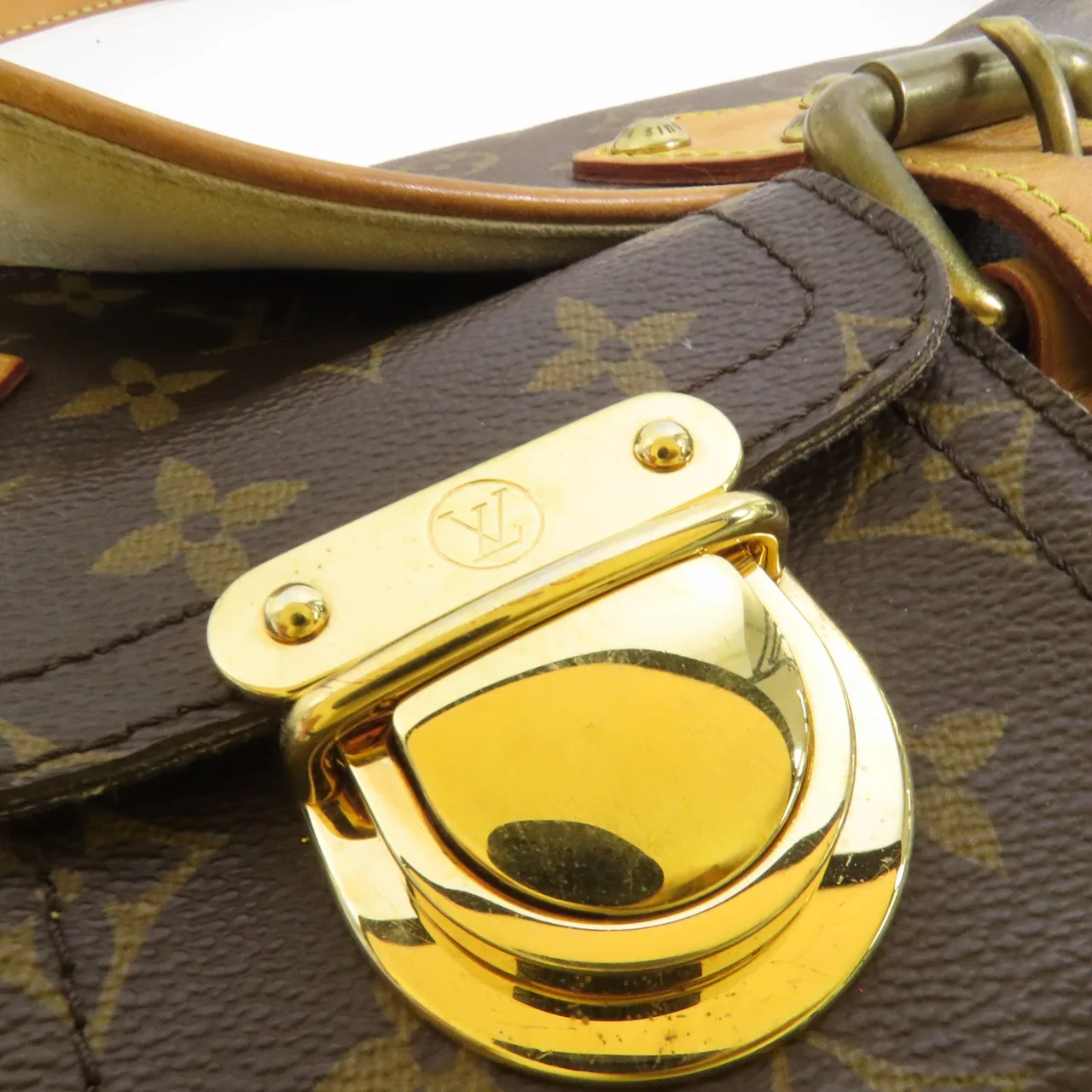 LOUIS VUITTON Hudson M40027 肩背包 塗層帆布 棕色 / Brown 塗層帆布 中古品B - 縮圖 8