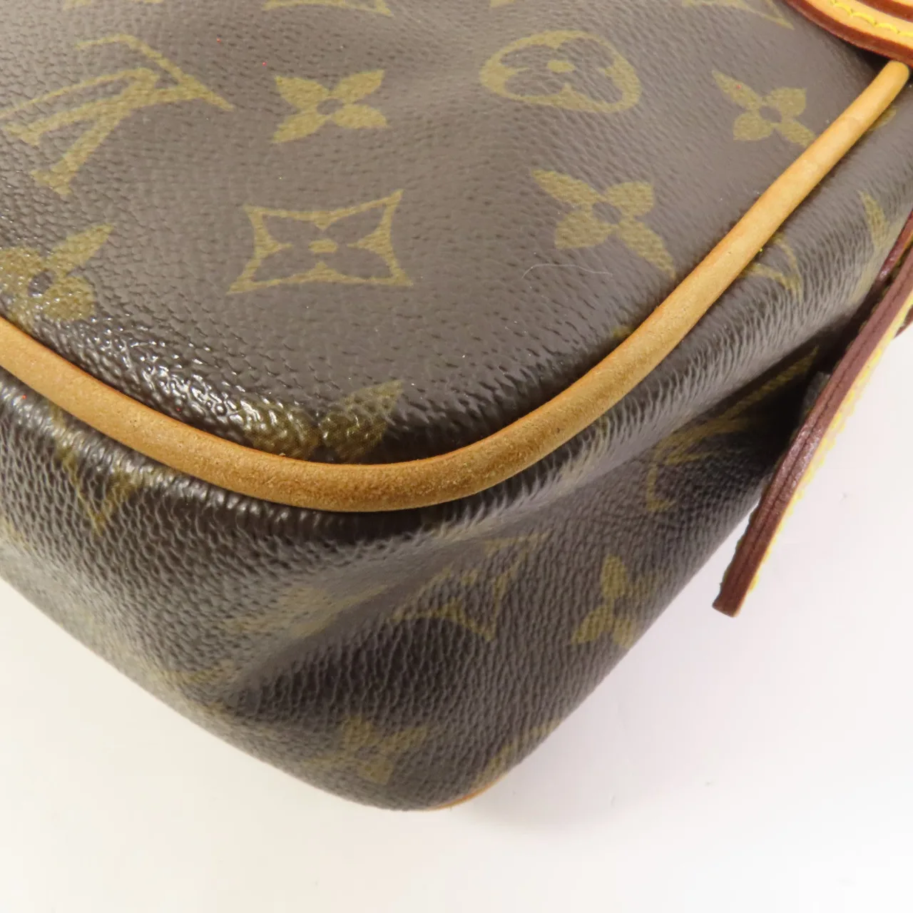 LOUIS VUITTON Hudson M40027 肩背包 塗層帆布 棕色 / Brown 塗層帆布 中古品B - 縮圖 13