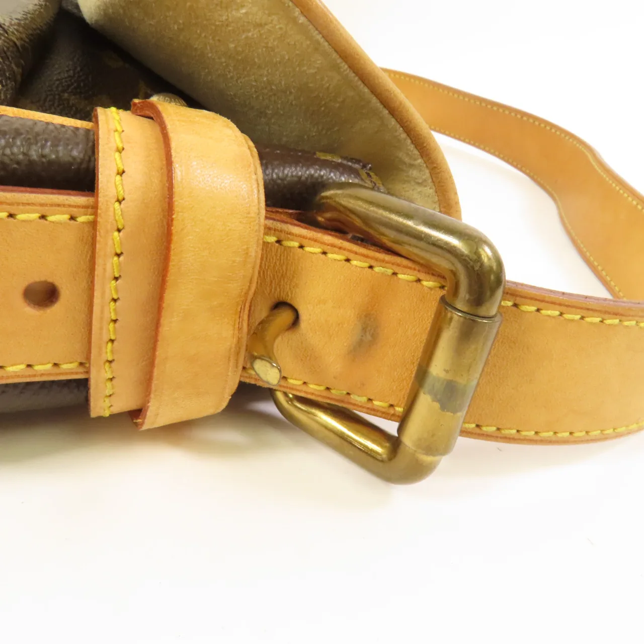 LOUIS VUITTON Hudson M40027 肩背包 塗層帆布 棕色 / Brown 塗層帆布 中古品B - 縮圖 17