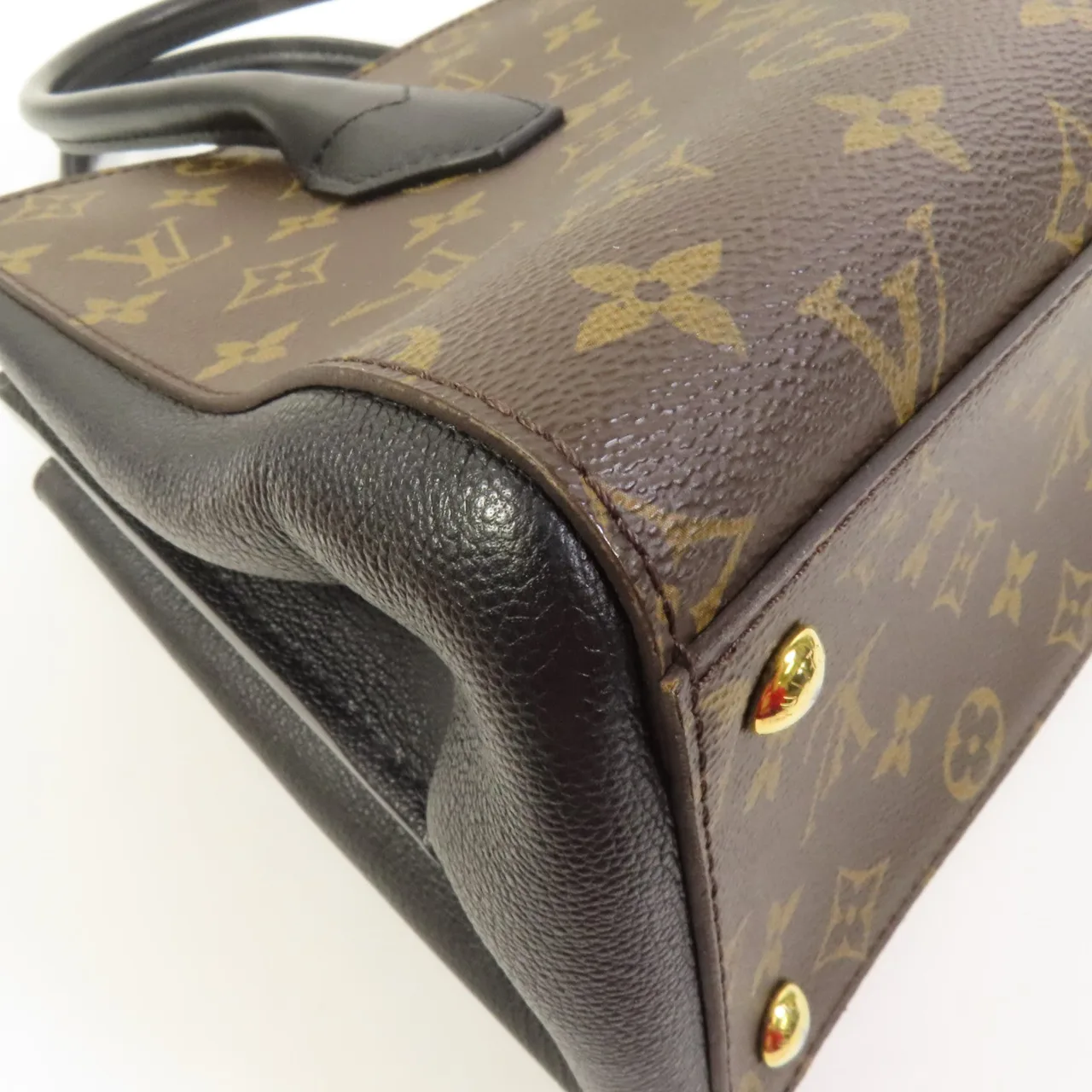 LOUIS VUITTON Florine M42269 2-Way Bag Coated Canvas 棕色 / Brown/Black Coated Canvas Rank A - Thumbnail 12