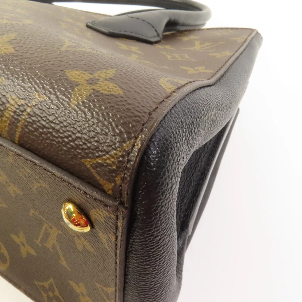 LOUIS VUITTON Florine M42269 2-Way Bag Coated Canvas 棕色 / Brown/Black Coated Canvas Rank A - Thumbnail 13