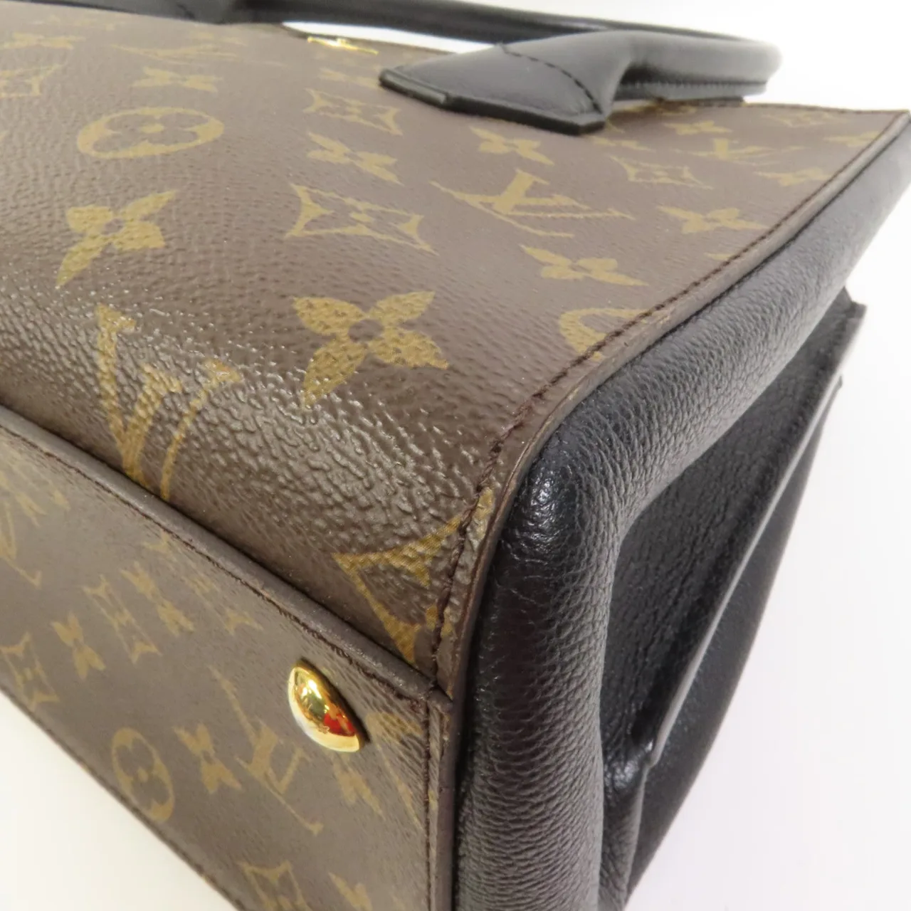 LOUIS VUITTON Florine M42269 2-Way Bag Coated Canvas 棕色 / Brown/Black Coated Canvas Rank A - Thumbnail 15