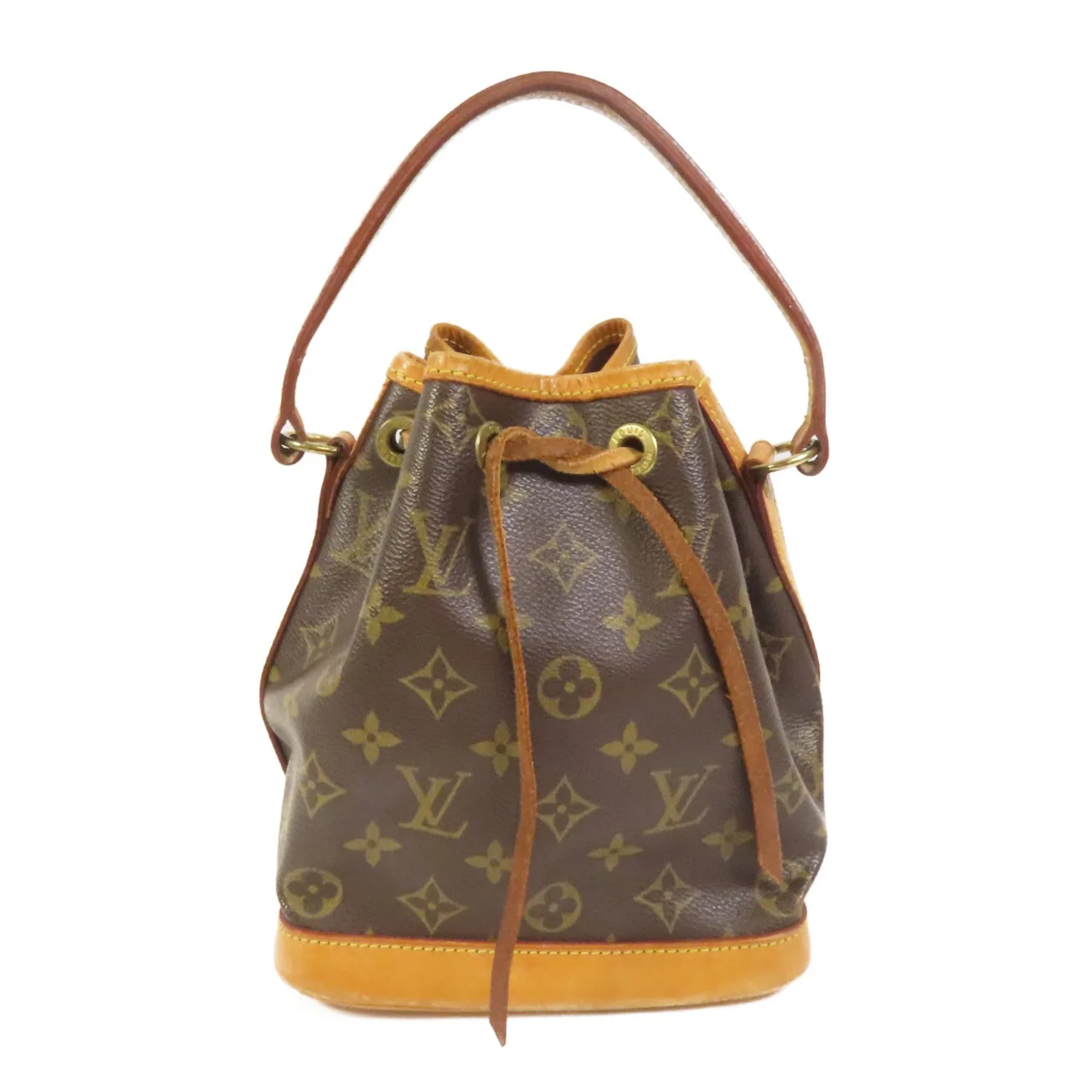 LOUIS VUITTON Noe M42227 Shoulder Bag Coated Canvas 棕色 / Brwon