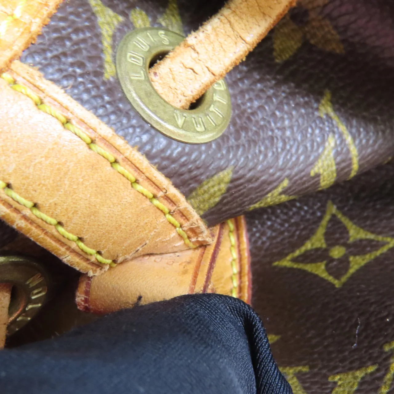 LOUIS VUITTON Noe M42227 Shoulder Bag Coated Canvas 棕色 / Brwon Coated Canvas Rank B - Thumbnail 7