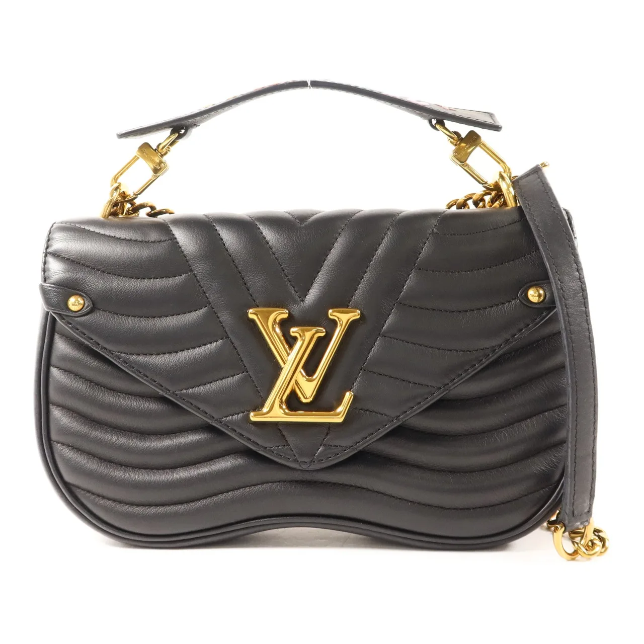 LOUIS VUITTON New Wave M51498 兩用包 牛皮 黑色