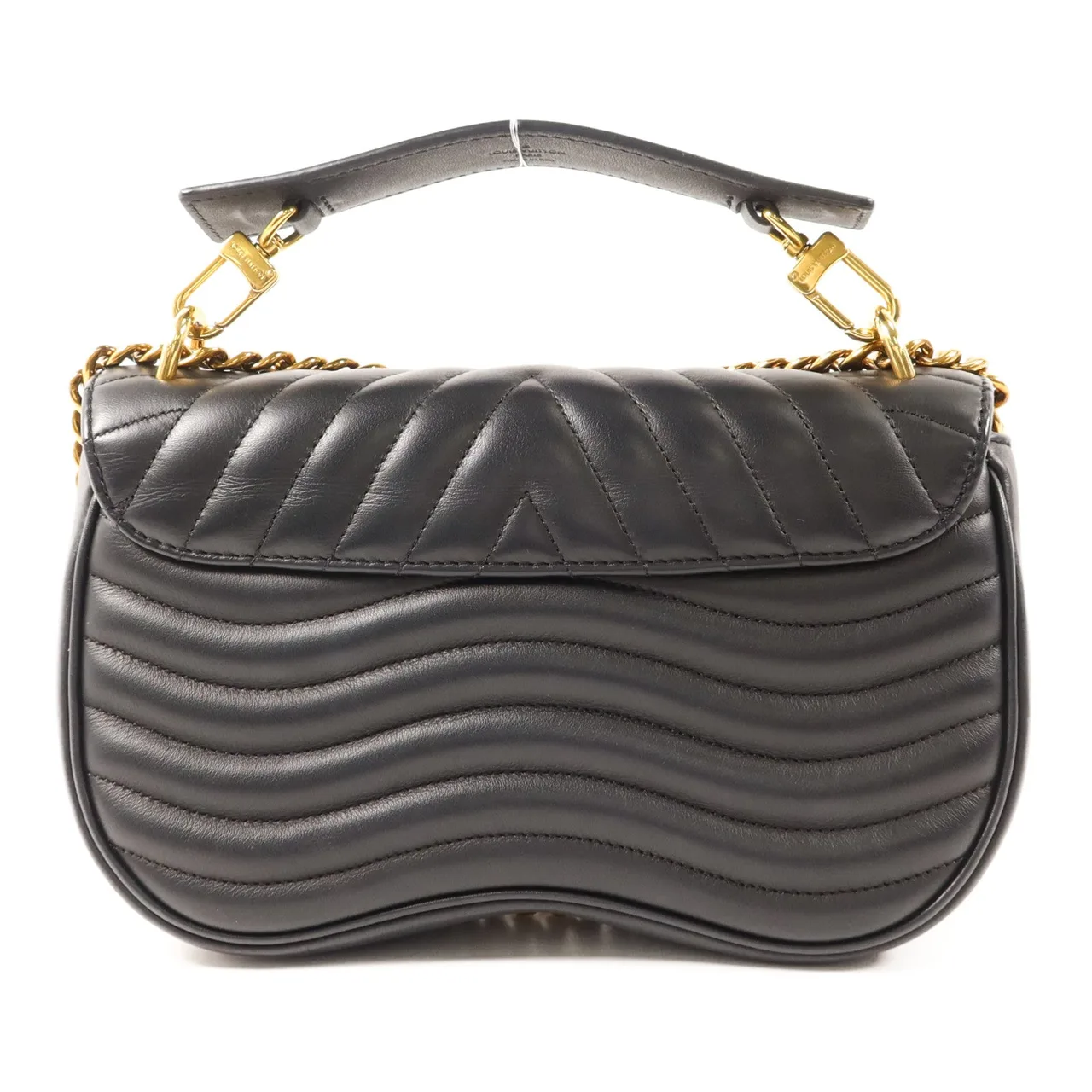 LOUIS VUITTON New Wave M51498 2-Way Bag Calfskin 黑色 Calfskin Rank A - Thumbnail 2