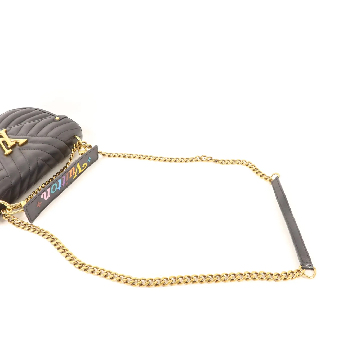 LOUIS VUITTON New Wave M51498 2-Way Bag Calfskin 黑色 Calfskin Rank A - Thumbnail 5