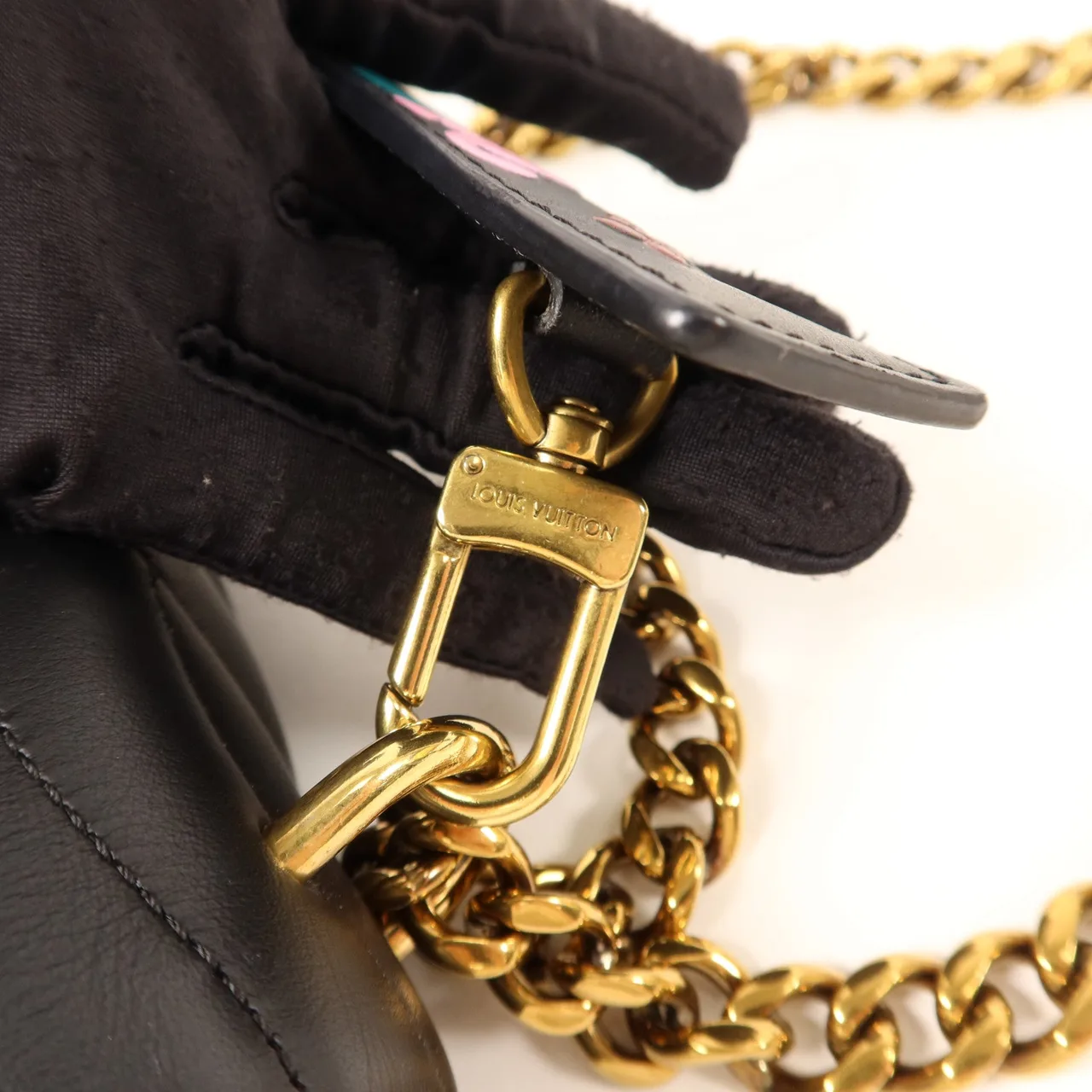 LOUIS VUITTON New Wave M51498 2-Way Bag Calfskin 黑色 Calfskin Rank A - Thumbnail 11