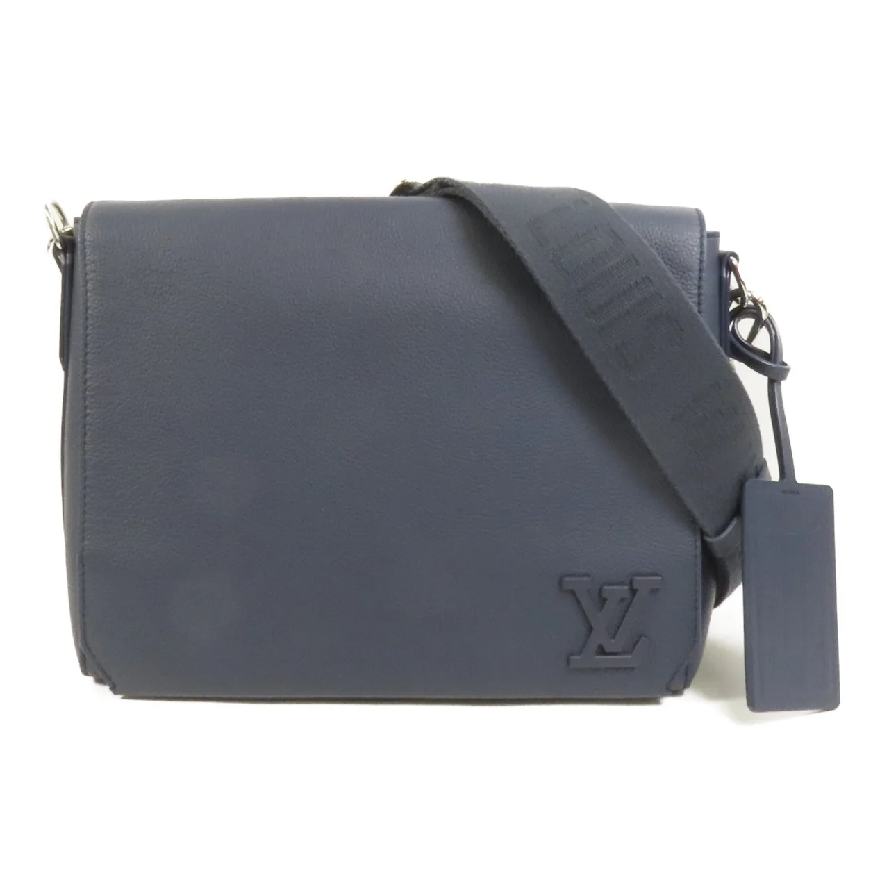 LOUIS VUITTON Aerogram M21363 Shoulder Bag Calfskin 海軍藍 / Navy