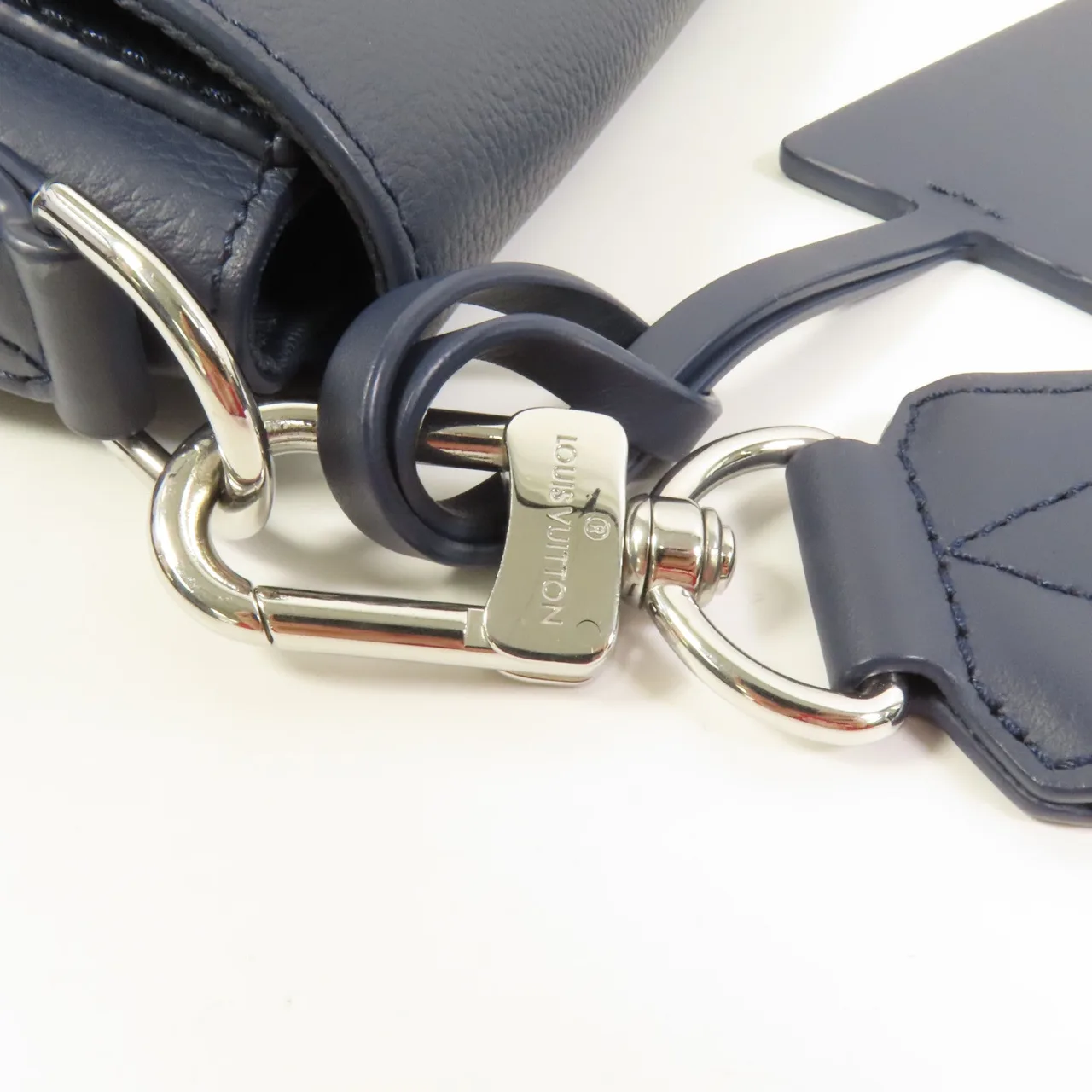 LOUIS VUITTON Aerogram M21363 肩背包 牛皮 海軍藍 / Navy 牛皮 中古品A - 縮圖 7