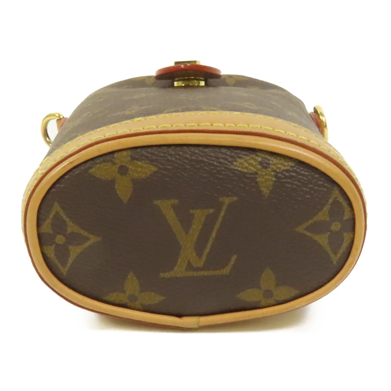 LOUIS VUITTON Fold Me Pouch M80874 Shoulder Bag Coated Canvas 棕色 / Brown Coated Canvas Rank B - Thumbnail 4