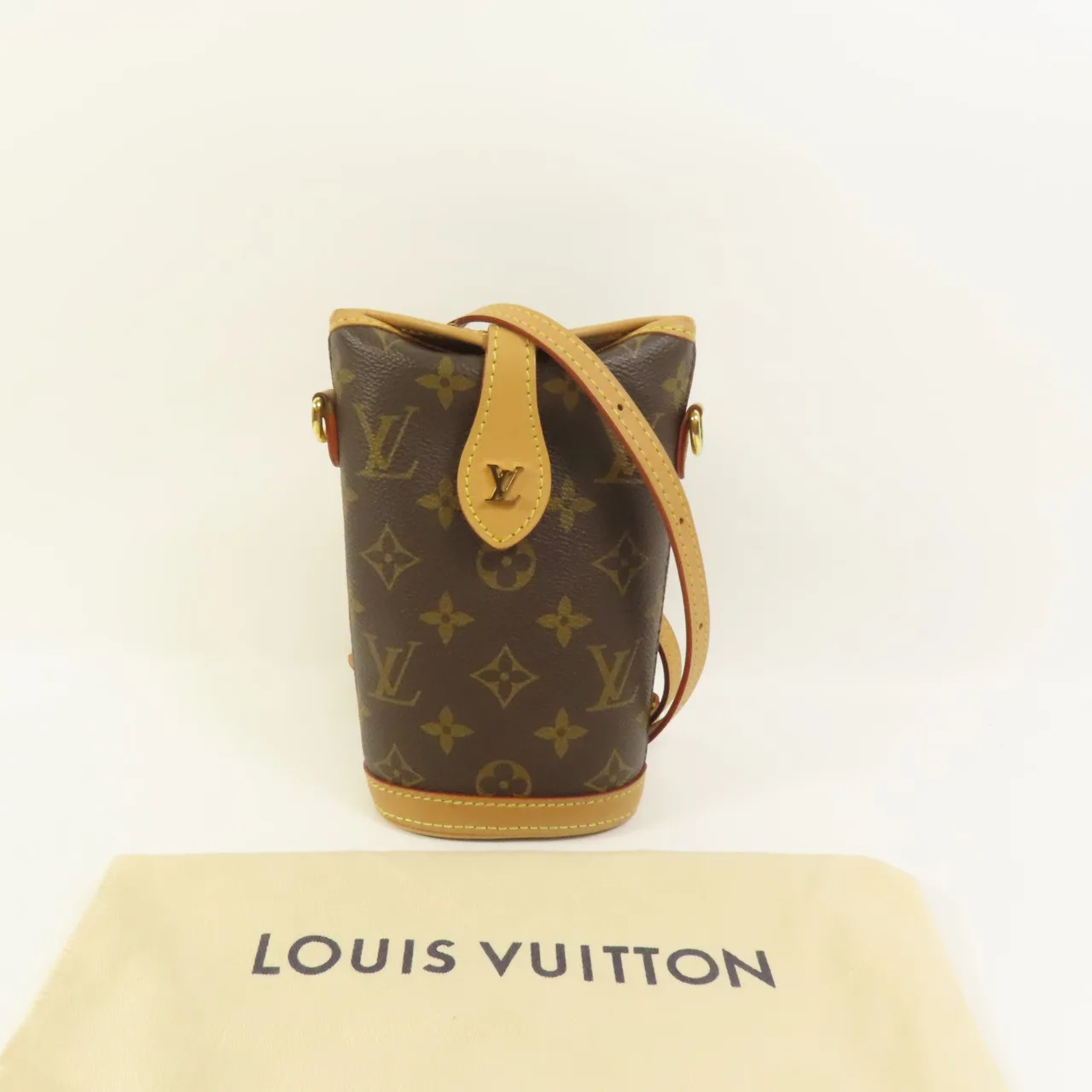 LOUIS VUITTON Fold Me Pouch M80874 Shoulder Bag Coated Canvas 棕色 / Brown Coated Canvas Rank B - Thumbnail 11
