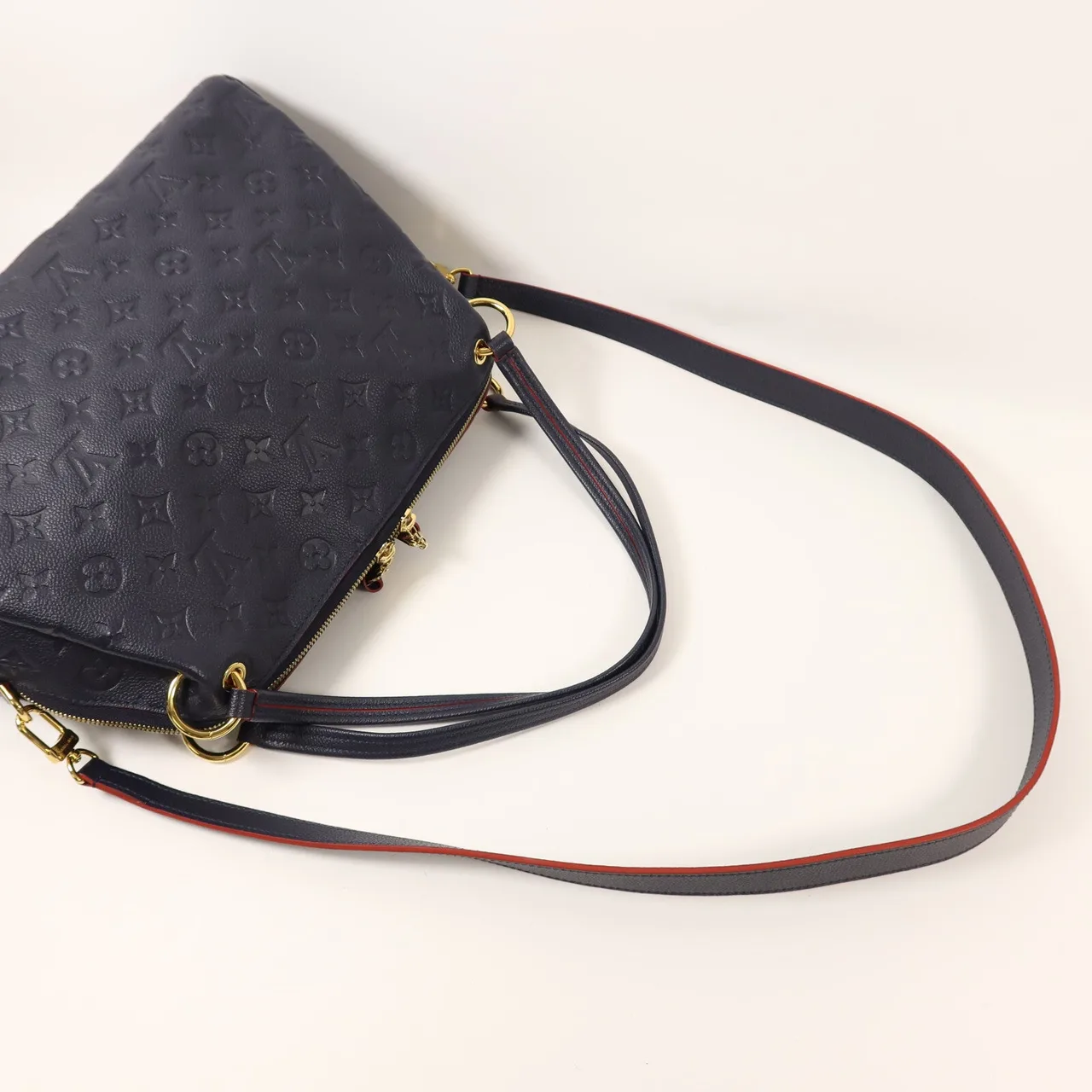 LOUIS VUITTON Ponthieu M43721 兩用包 牛皮 海軍藍 / Navy 牛皮 中古品A - 縮圖 8