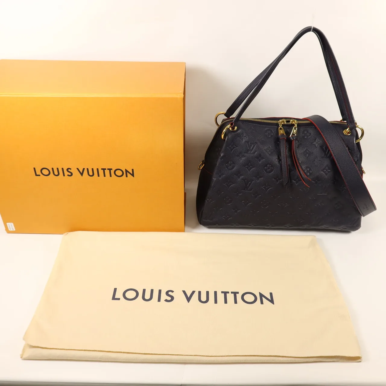 LOUIS VUITTON Ponthieu M43721 兩用包 牛皮 海軍藍 / Navy 牛皮 中古品A - 縮圖 9