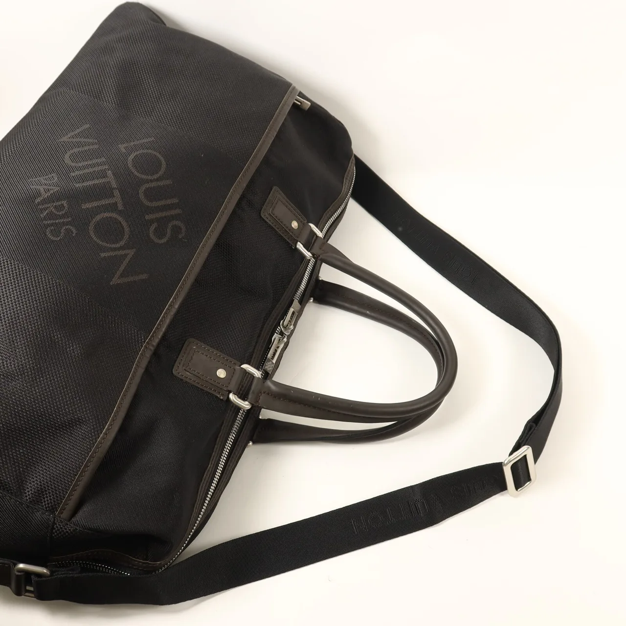 LOUIS VUITTON M93601 兩用包 帆布 黑色 / Black 帆布 中古品A - 縮圖 8