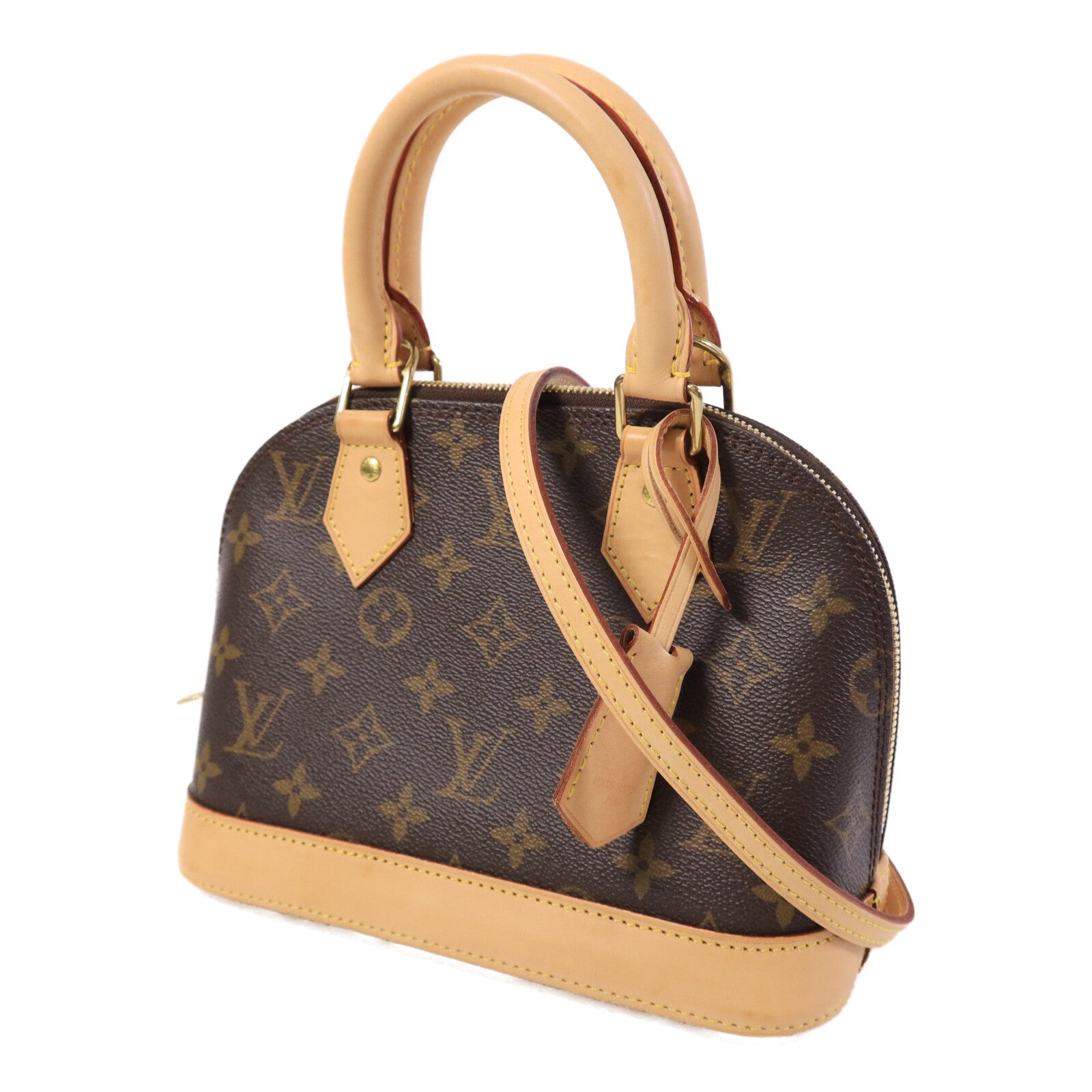 LOUIS VUITTON Alma M46990 肩背包 塗層帆布 3