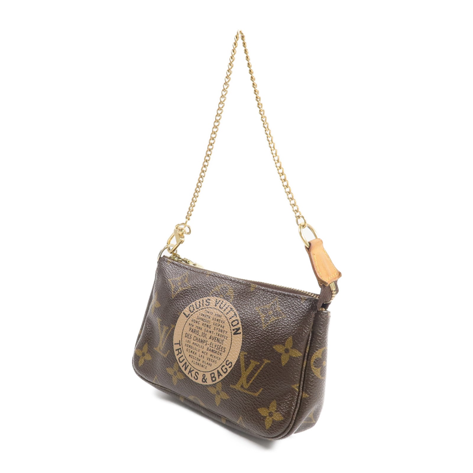 LOUIS VUITTON Pochette Accessoires M60153 Bag Coated Canvas 2