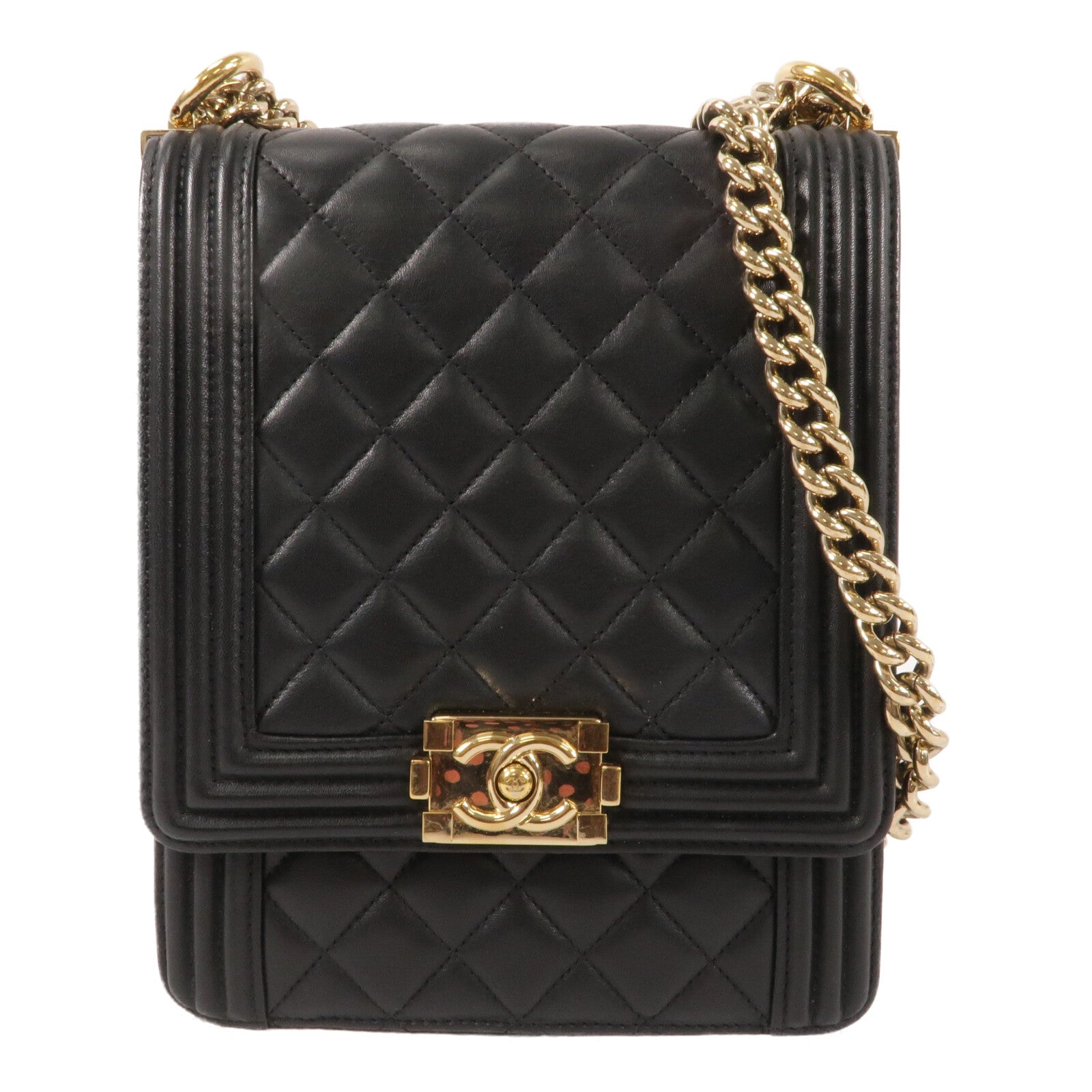 LOUIS VUITTON Shoulder Bag Lambskin